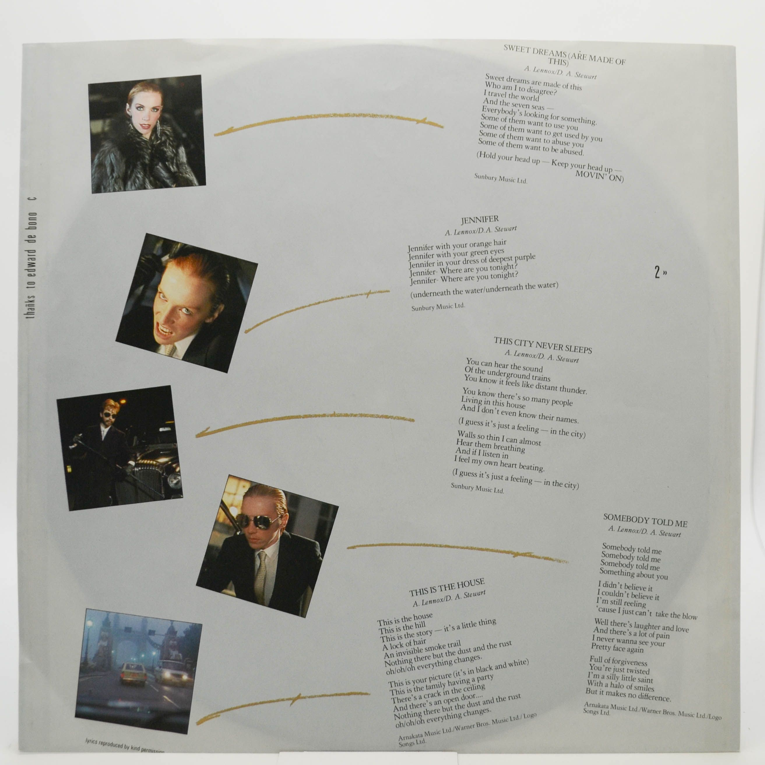 Eurythmics — Sweet Dreams (Are Made Of This), 1987