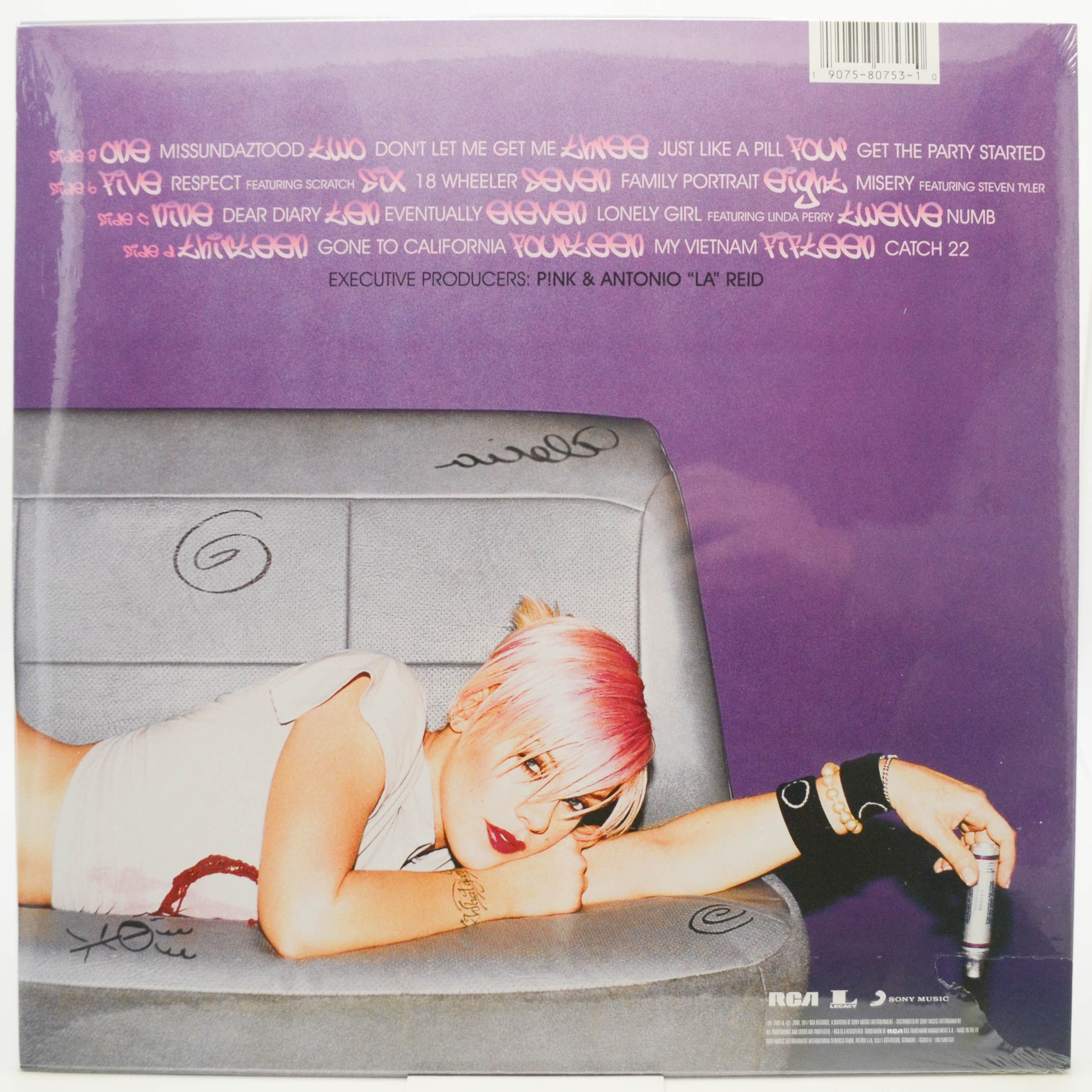 Виниловая пластинка P!nk — m!ssundaztood (2LP), 2001