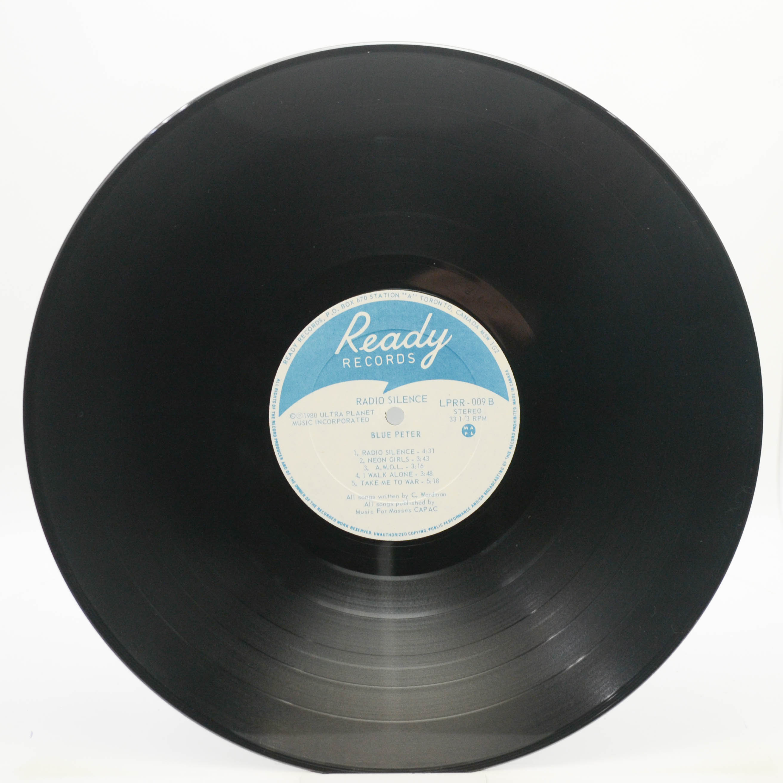 Виниловая пластинка Blue Peter — Radio Silence (1-st, Canada), 1980