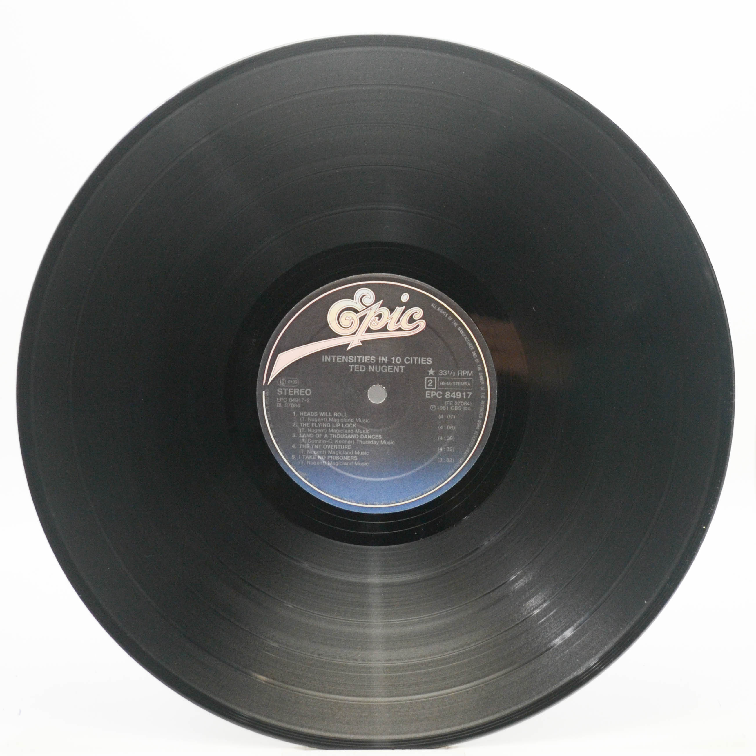 Ted Nugent — Intensities In 10 Cities, 1981