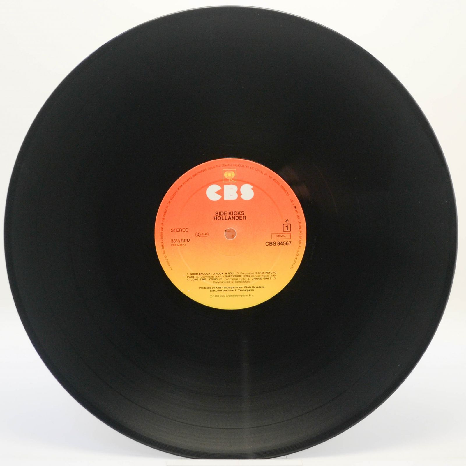 Виниловая пластинка Hollander — Side Kicks, 1980