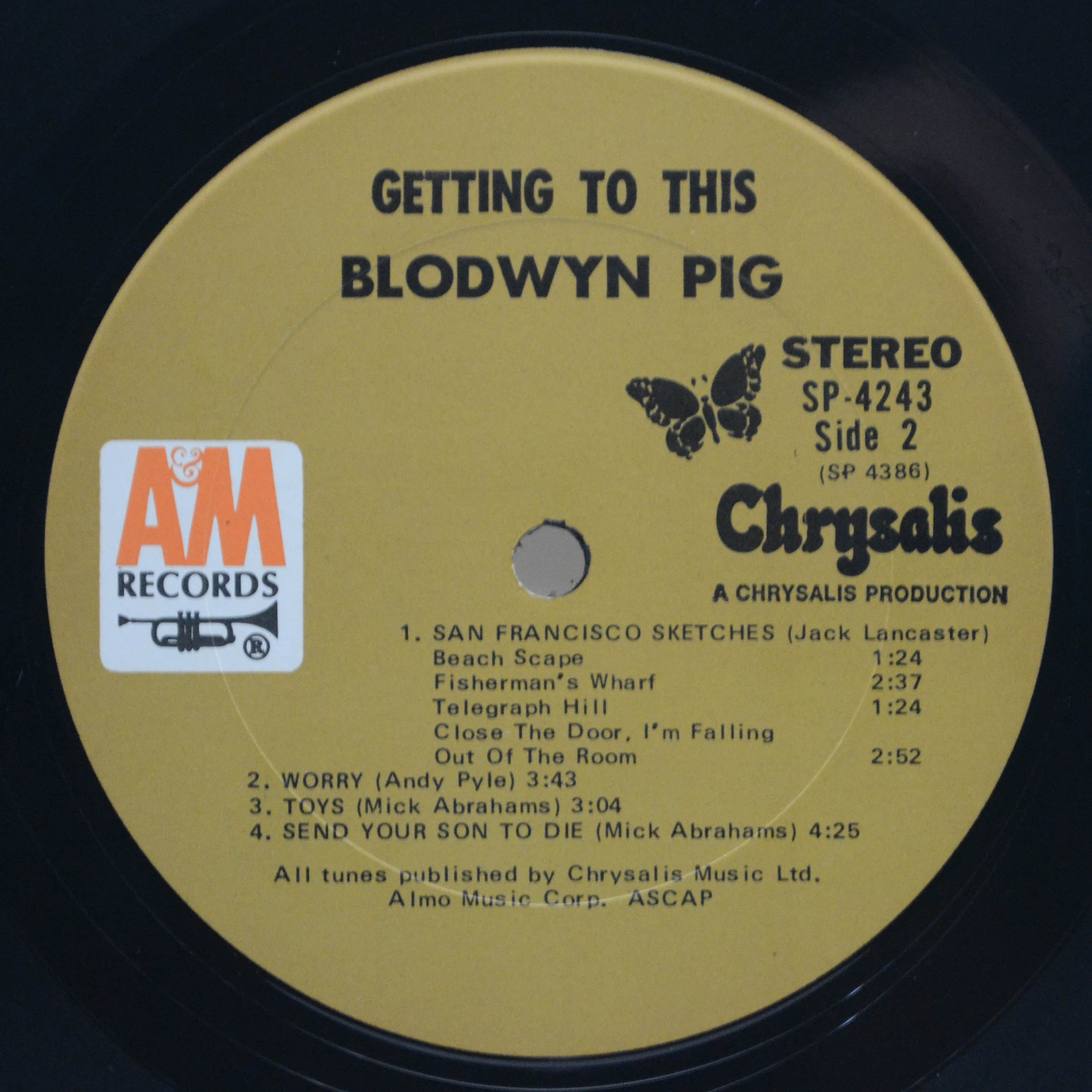 Виниловая пластинка Blodwyn Pig — Getting To This (USA), 1970