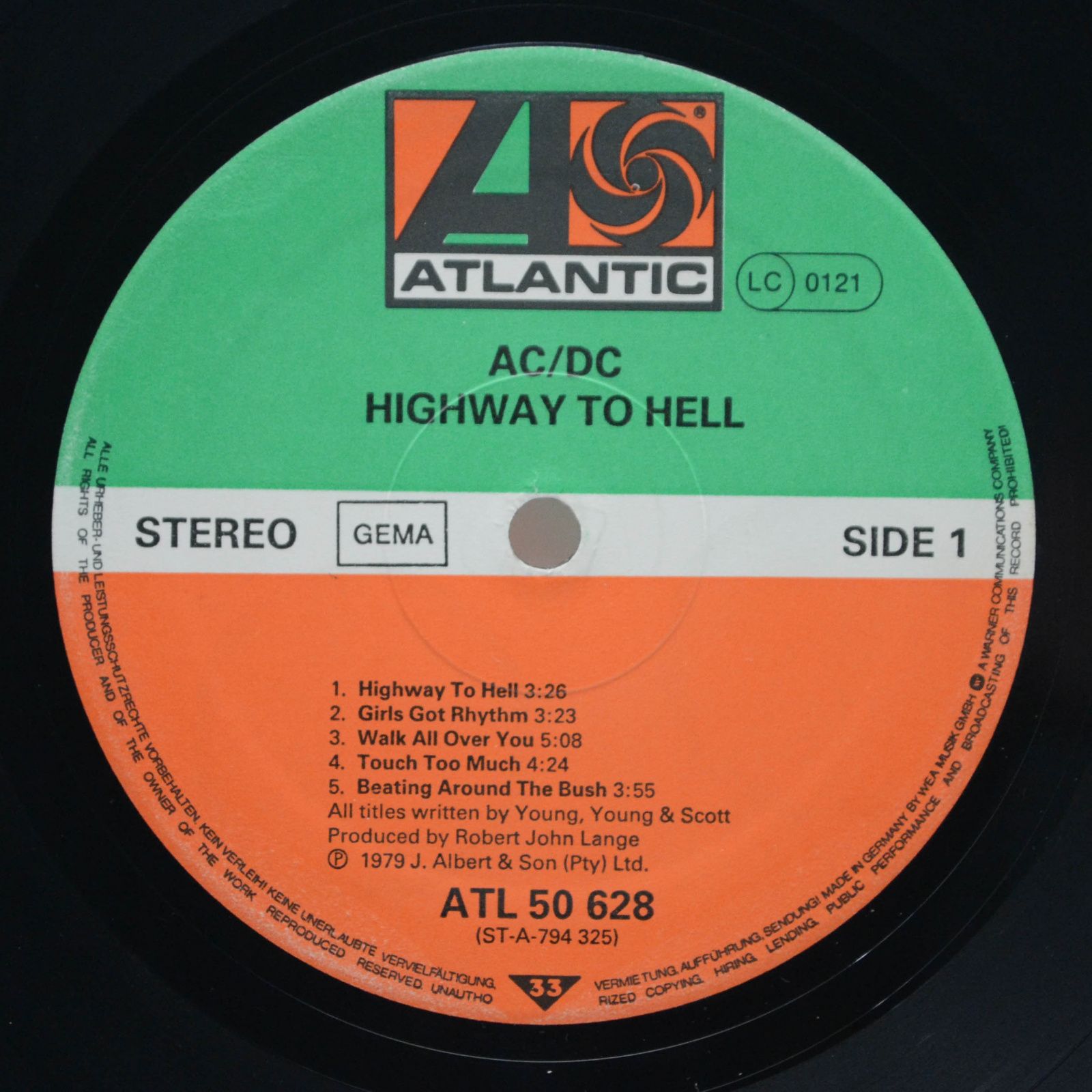 Виниловая пластинка AC/DC — Highway To Hell, 1979