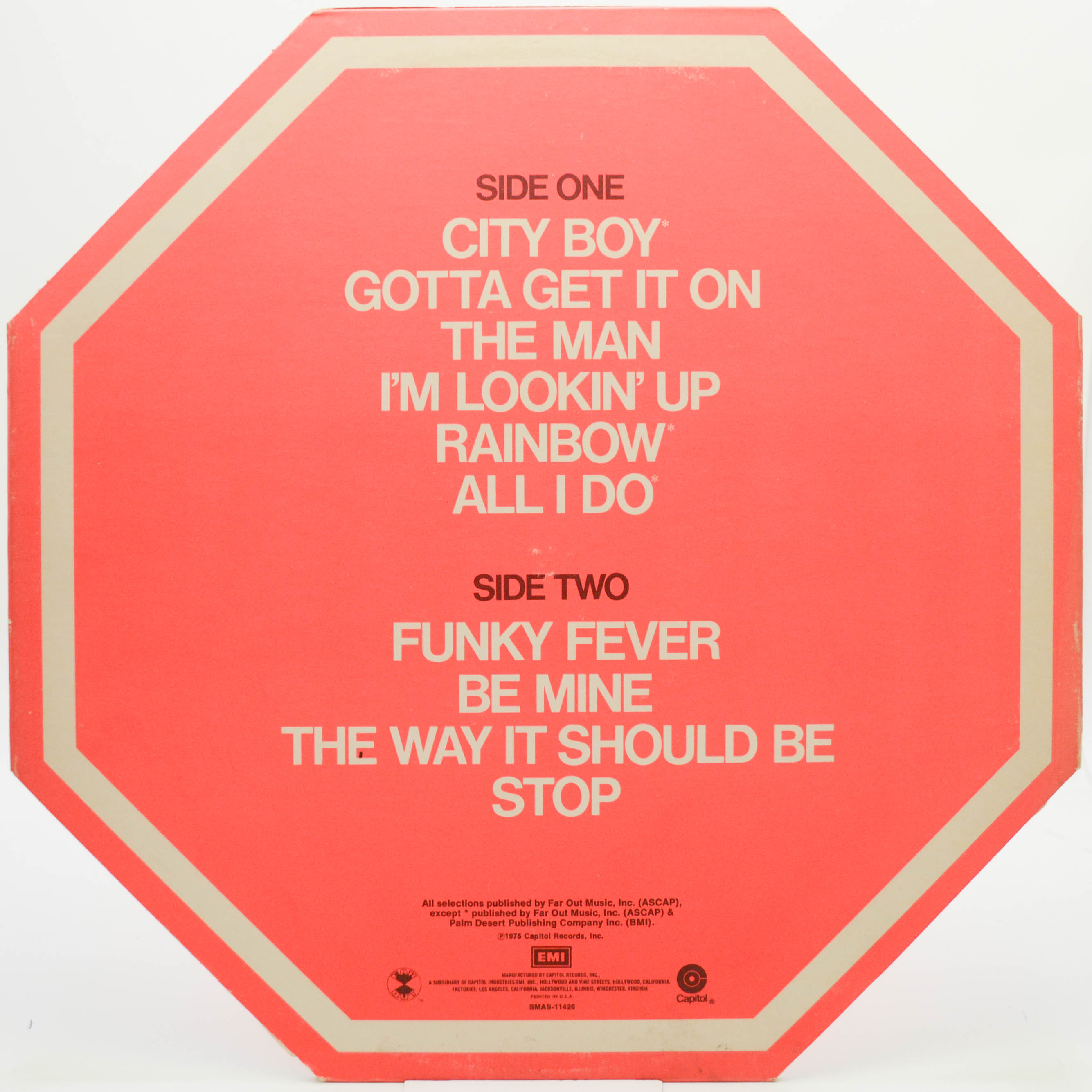 Виниловая пластинка Eric Burdon Band — Stop (USA), 1975