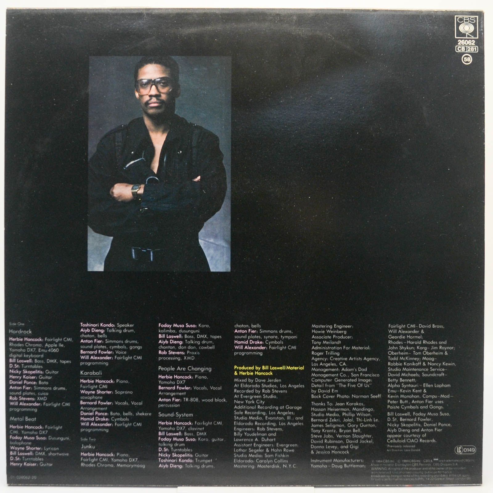 Виниловая пластинка Herbie Hancock — Sound-System, 1984