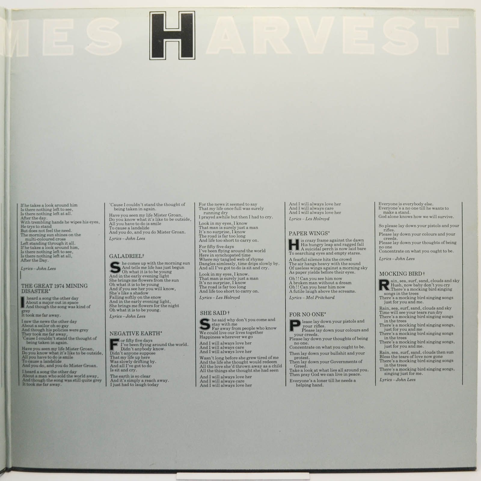 Виниловая пластинка Barclay James Harvest — Live (2LP), 1974