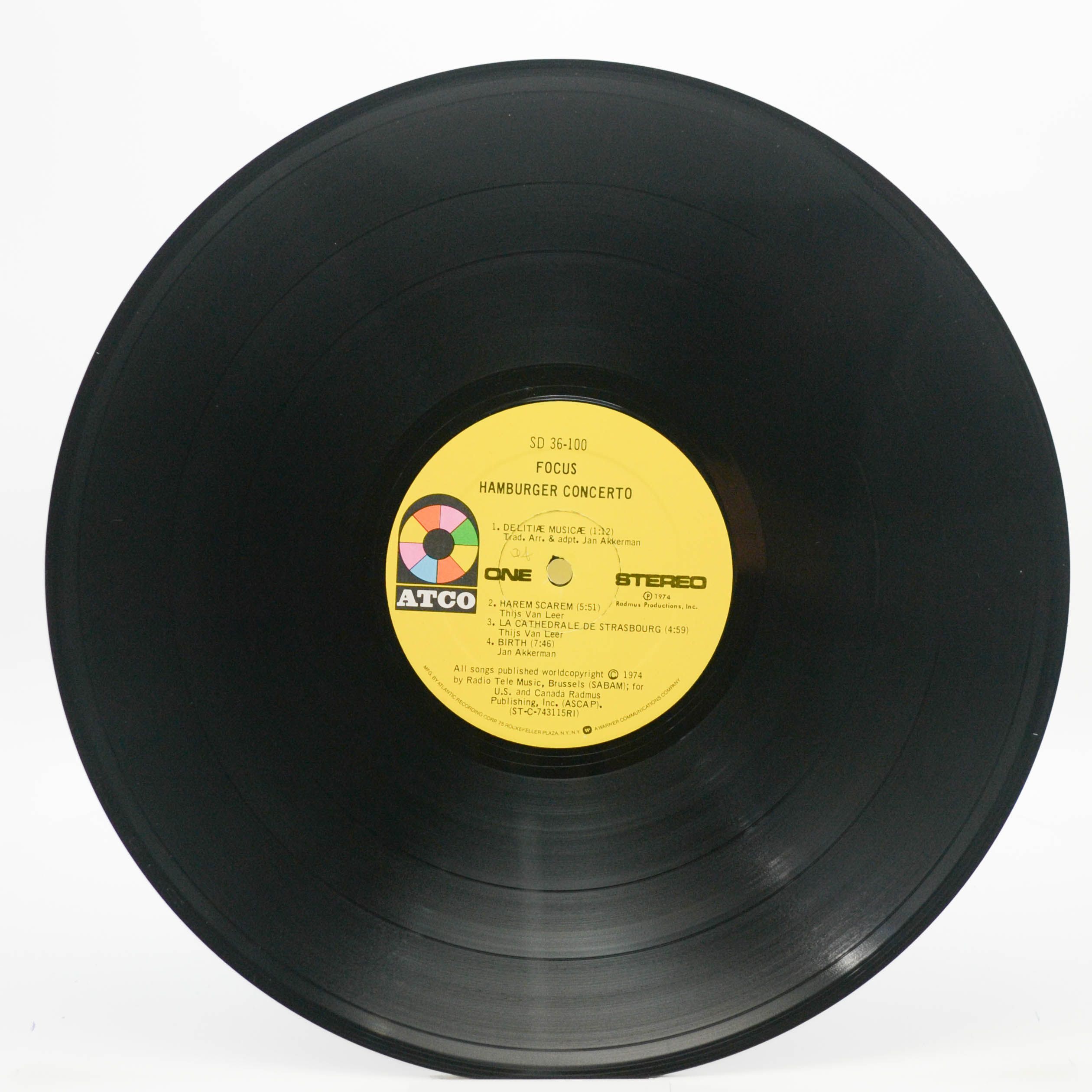 Виниловая пластинка Focus — Hamburger Concerto (USA), 1974