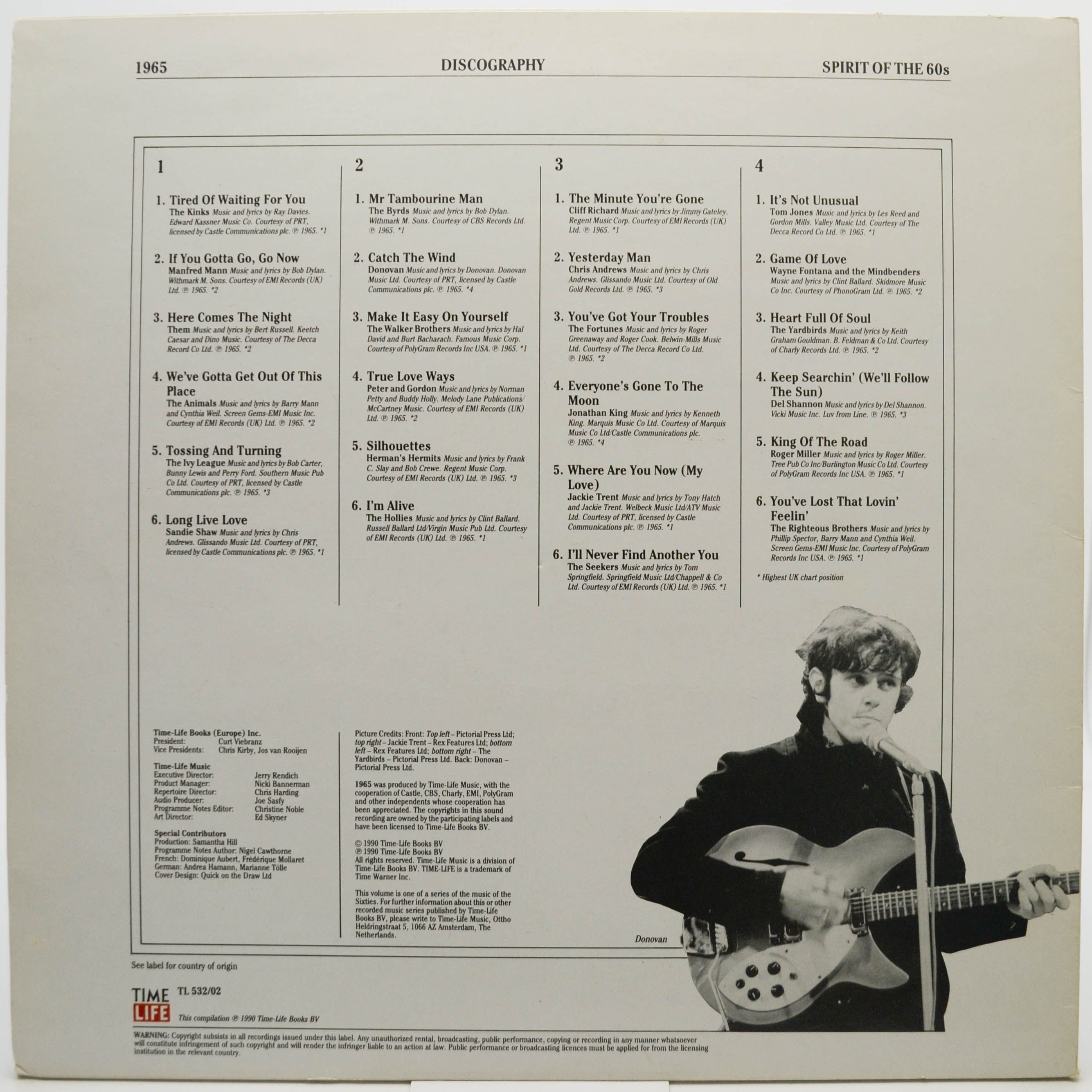 Various — The Spirit Of The 60s: 1965 (2LP), 1990