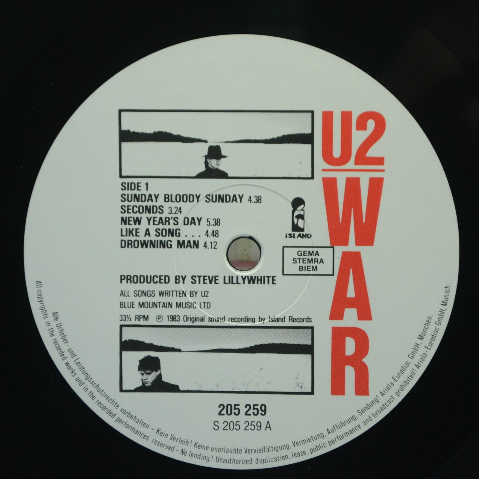 U2 — War, 1985