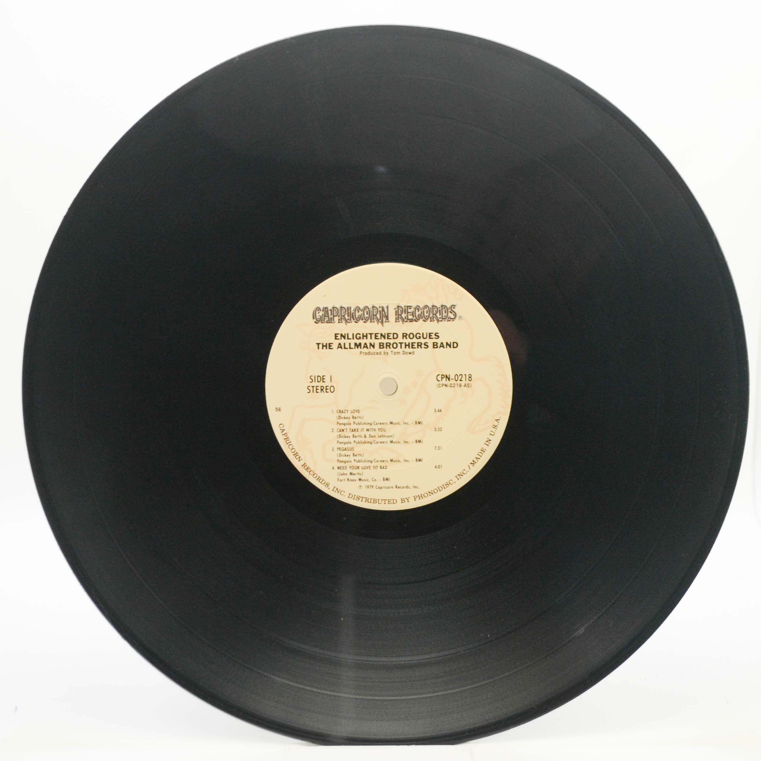 Allman Brothers Band — Enlightened Rogues (1-st, USA), 1979