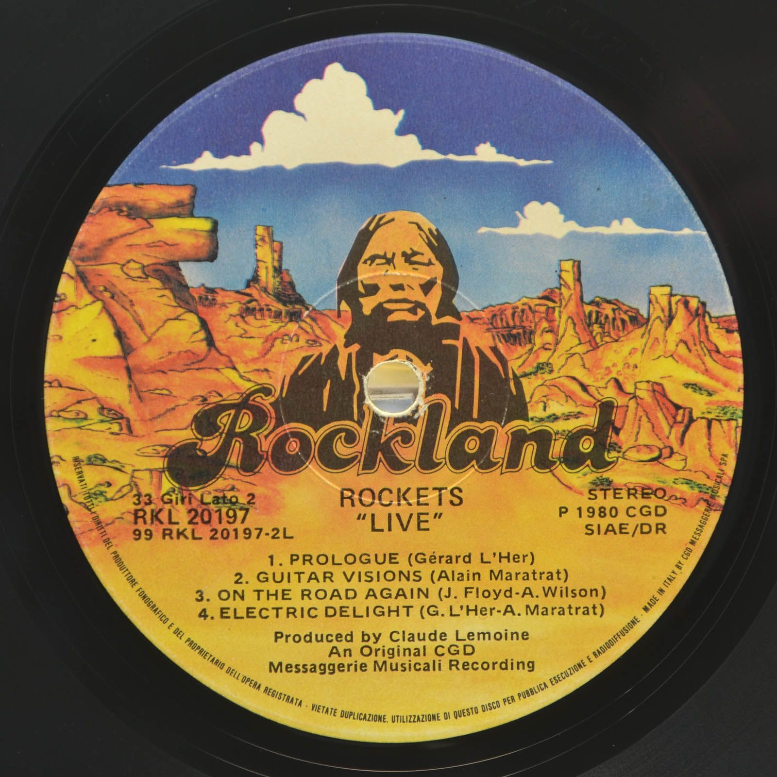 Виниловая пластинка Rockets — Live, 1980