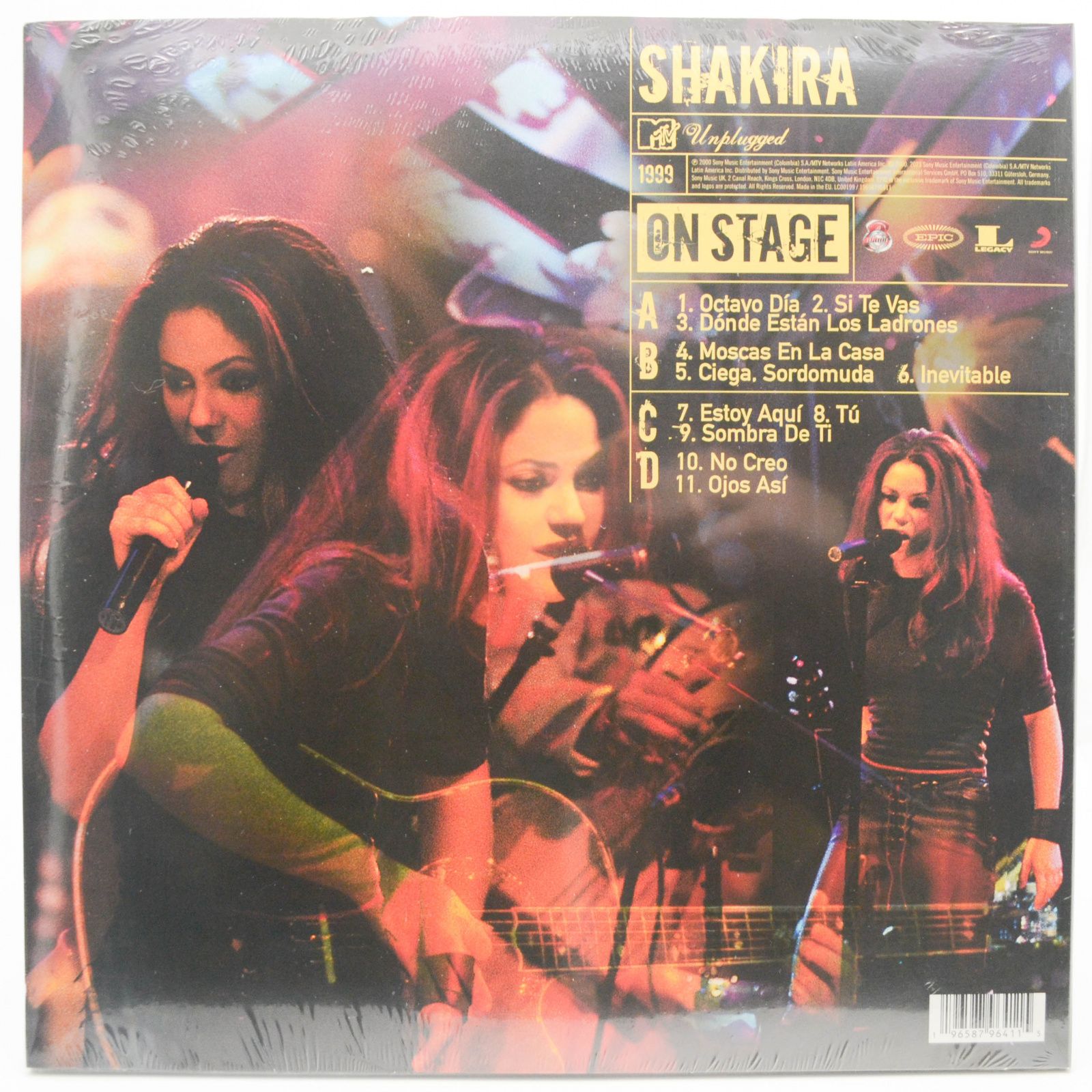 Виниловая пластинка Shakira — MTV Unplugged (2LP), 2000