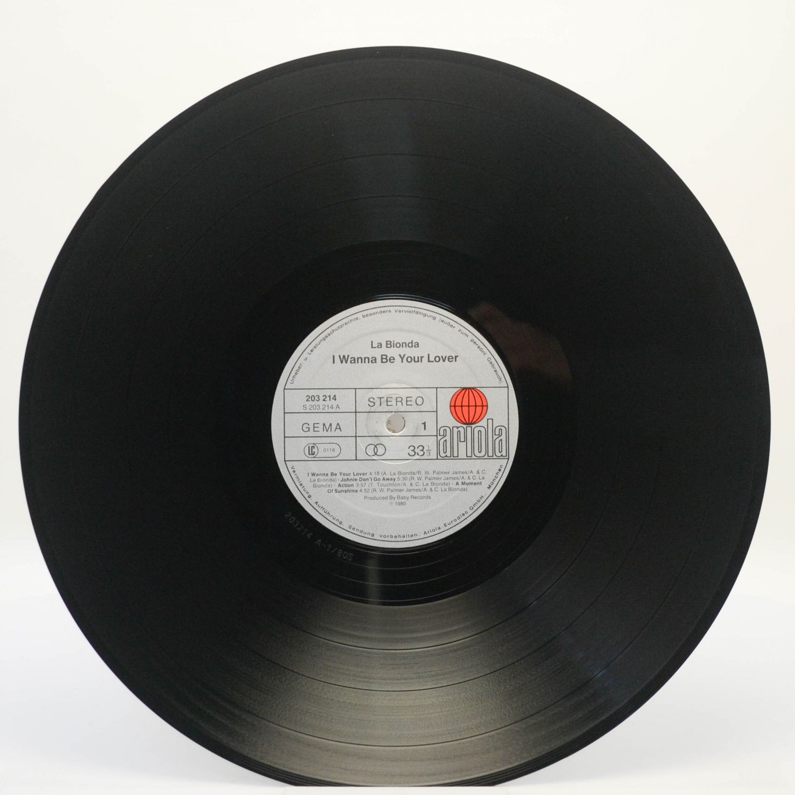 La Bionda — I Wanna Be Your Lover, 1980