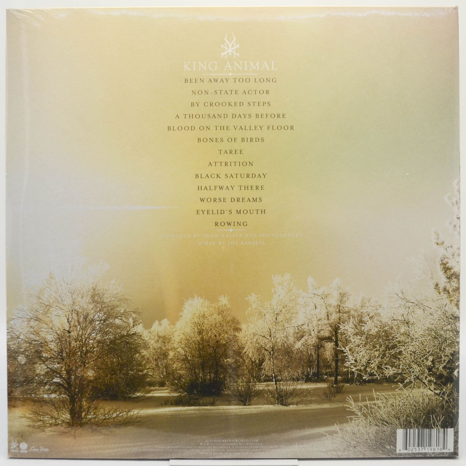Виниловая пластинка Soundgarden — King Animal (2LP), 2012