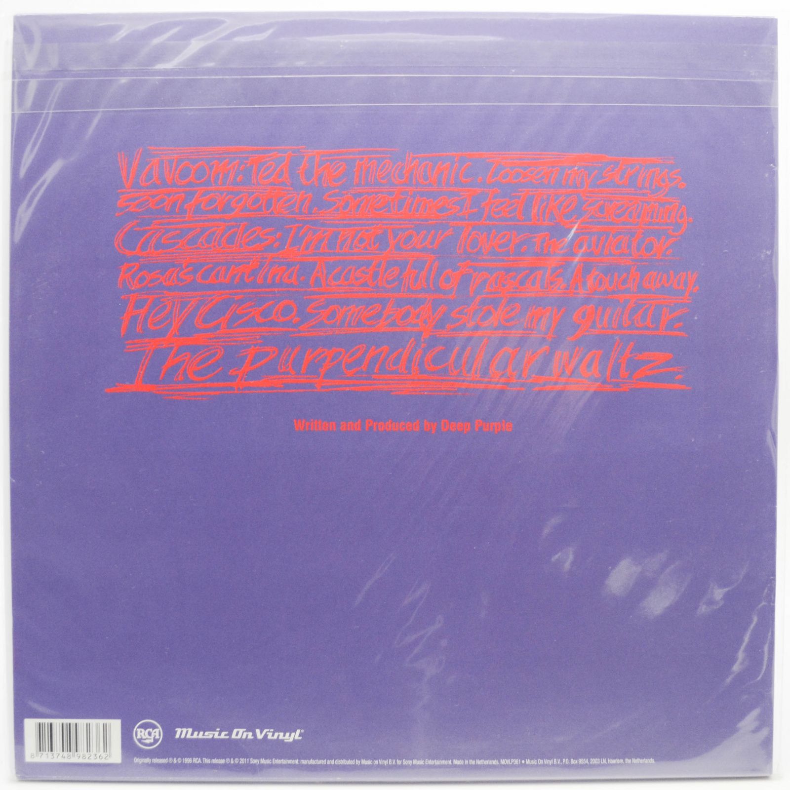 Deep Purple — Purpendicular (2LP), 1996