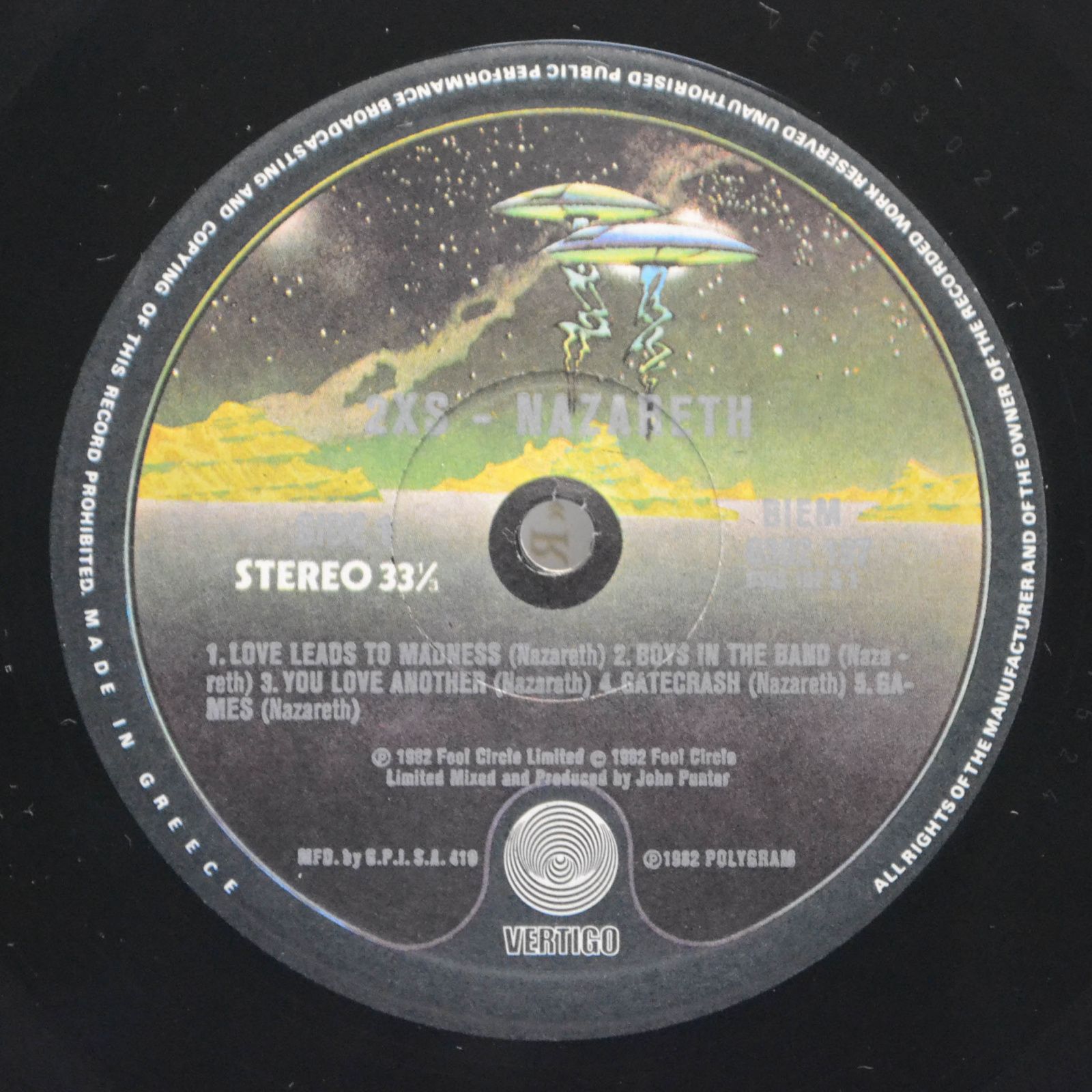 Nazareth — 2XS, 1982