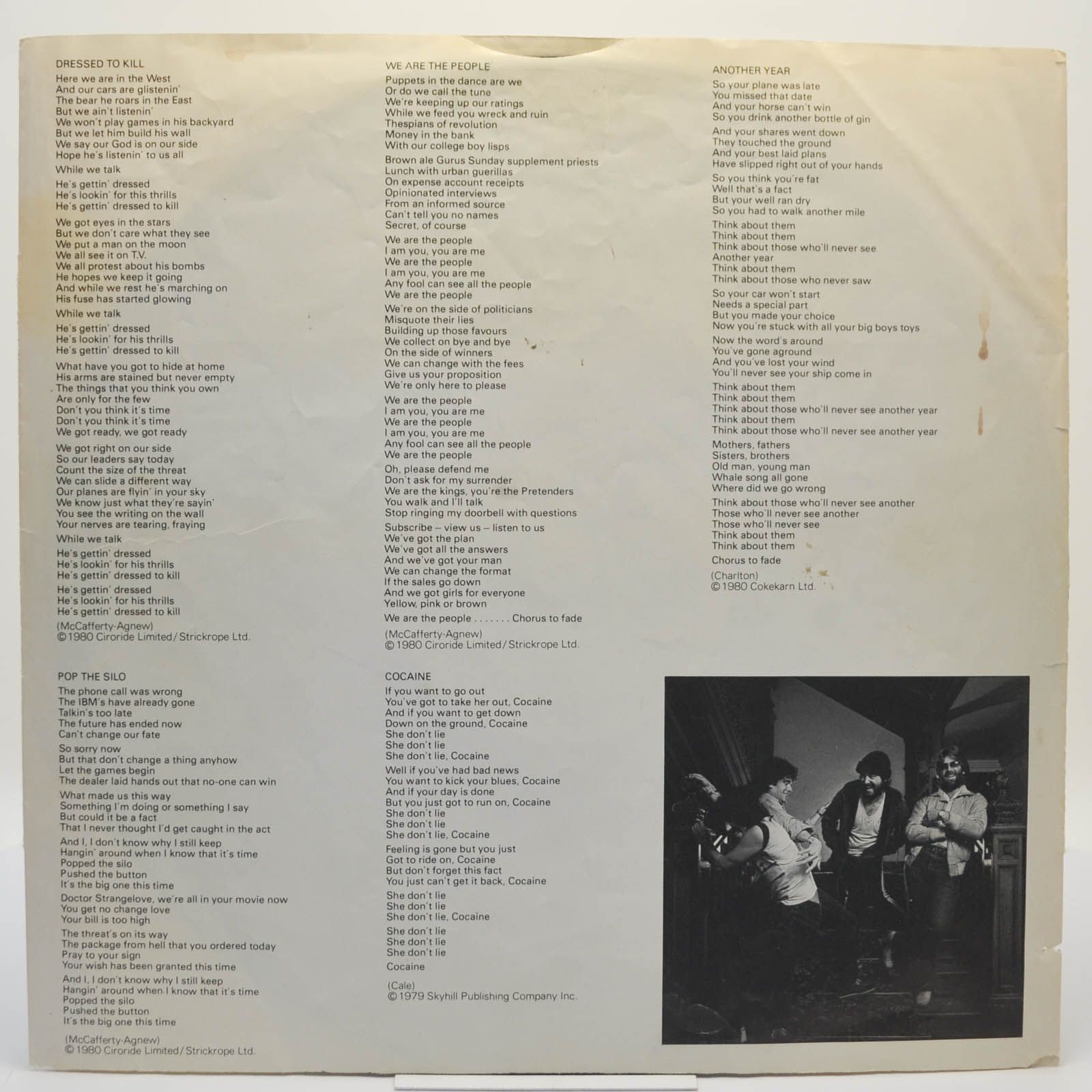 Nazareth — The Fool Circle (USA), 1980