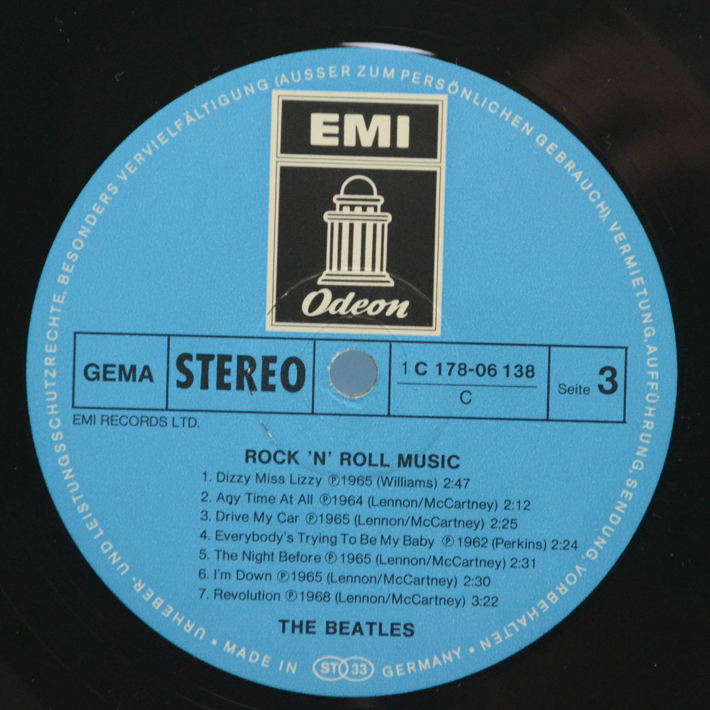 Виниловая пластинка Beatles — Rock 'N' Roll Music (2LP), 1976