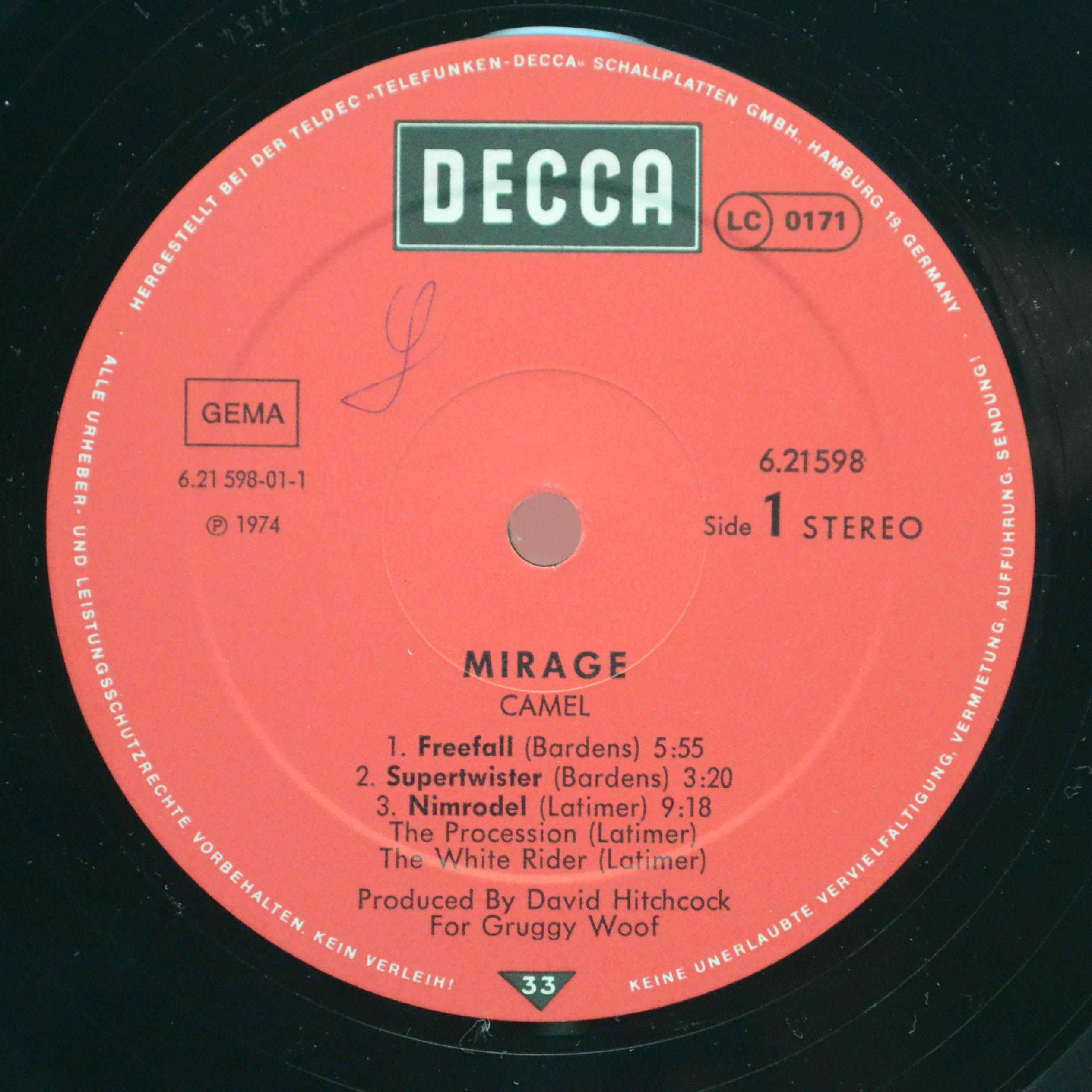 Camel — Mirage, 1974