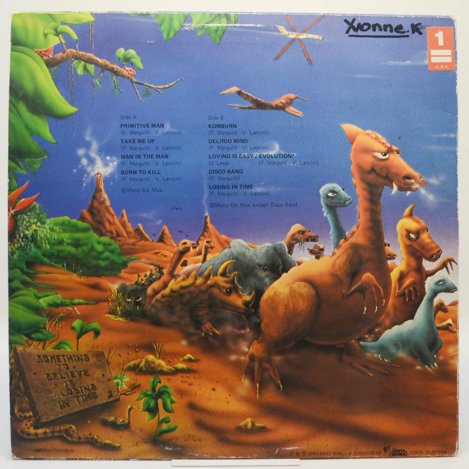 Виниловая пластинка Scotch — Evolution, 1985