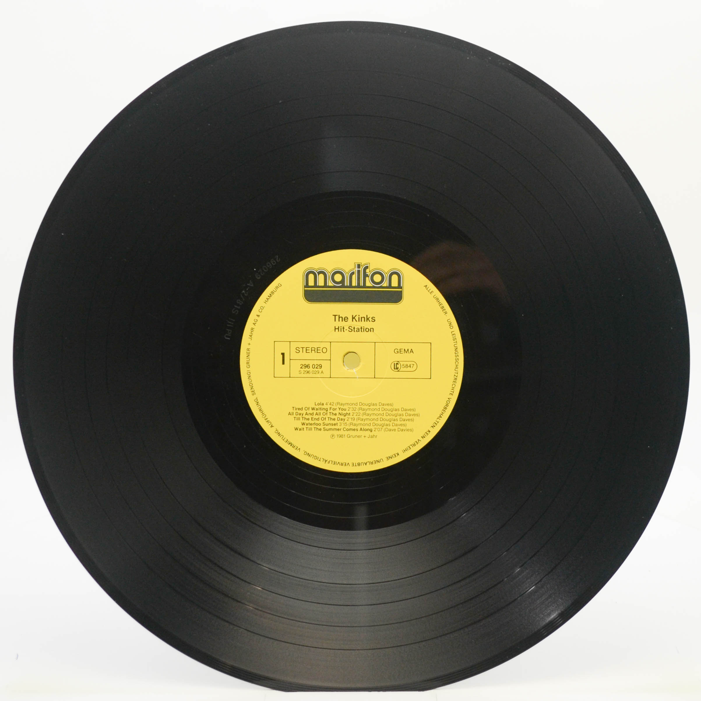 Виниловая пластинка Kinks — Hit Station, 1981