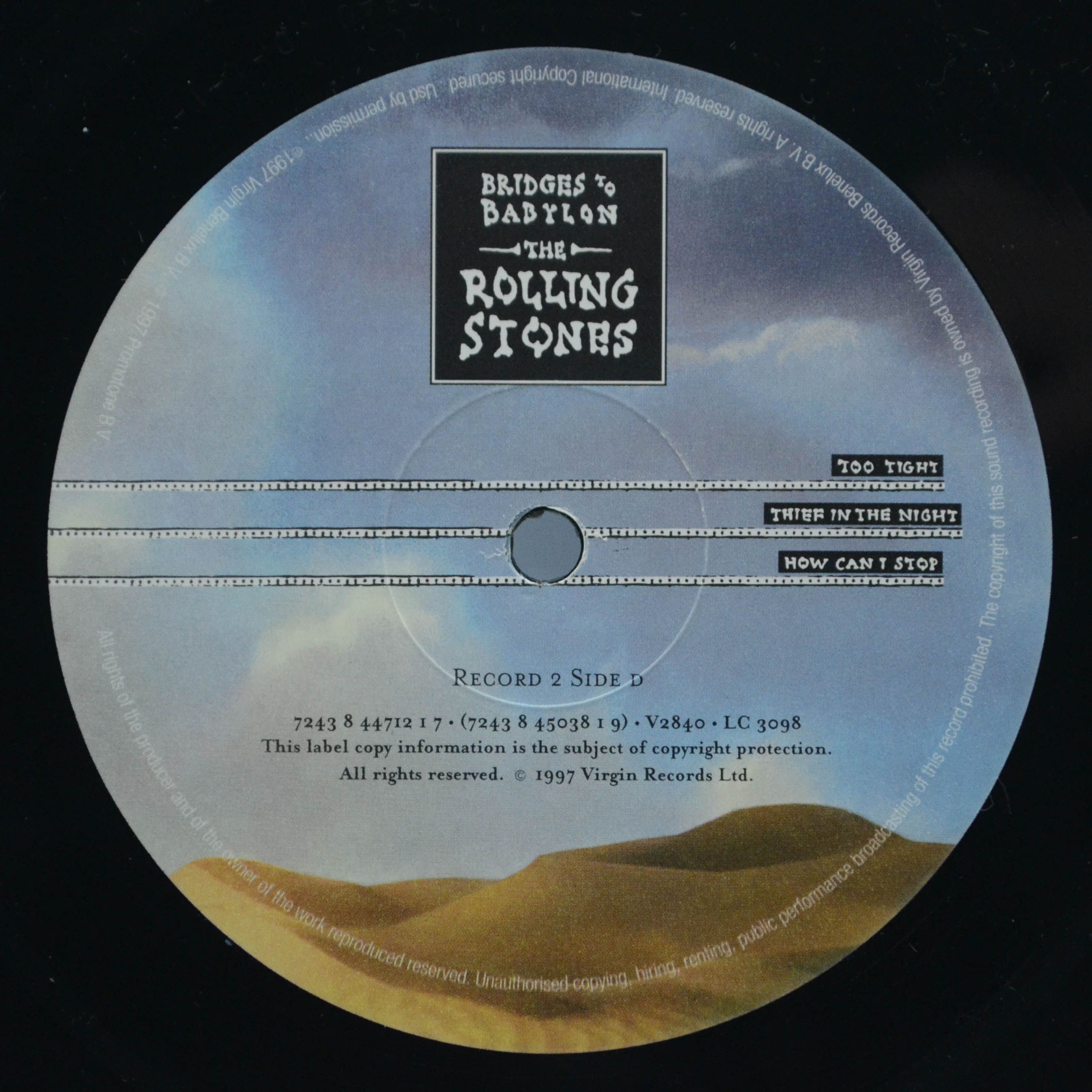 Rolling Stones — Bridges To Babylon (2LP), 1997