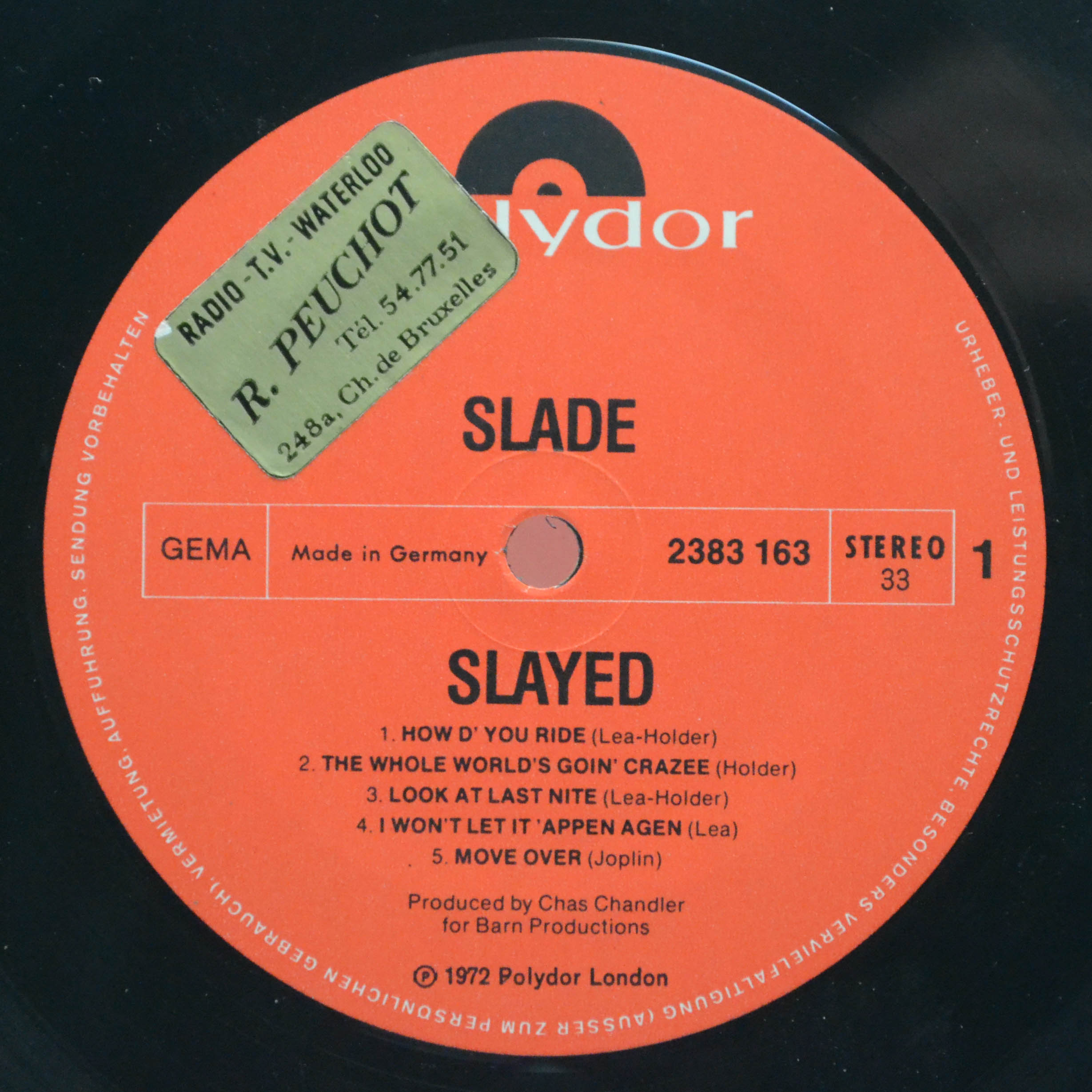 Виниловая пластинка Slade — Slayed?, 1972