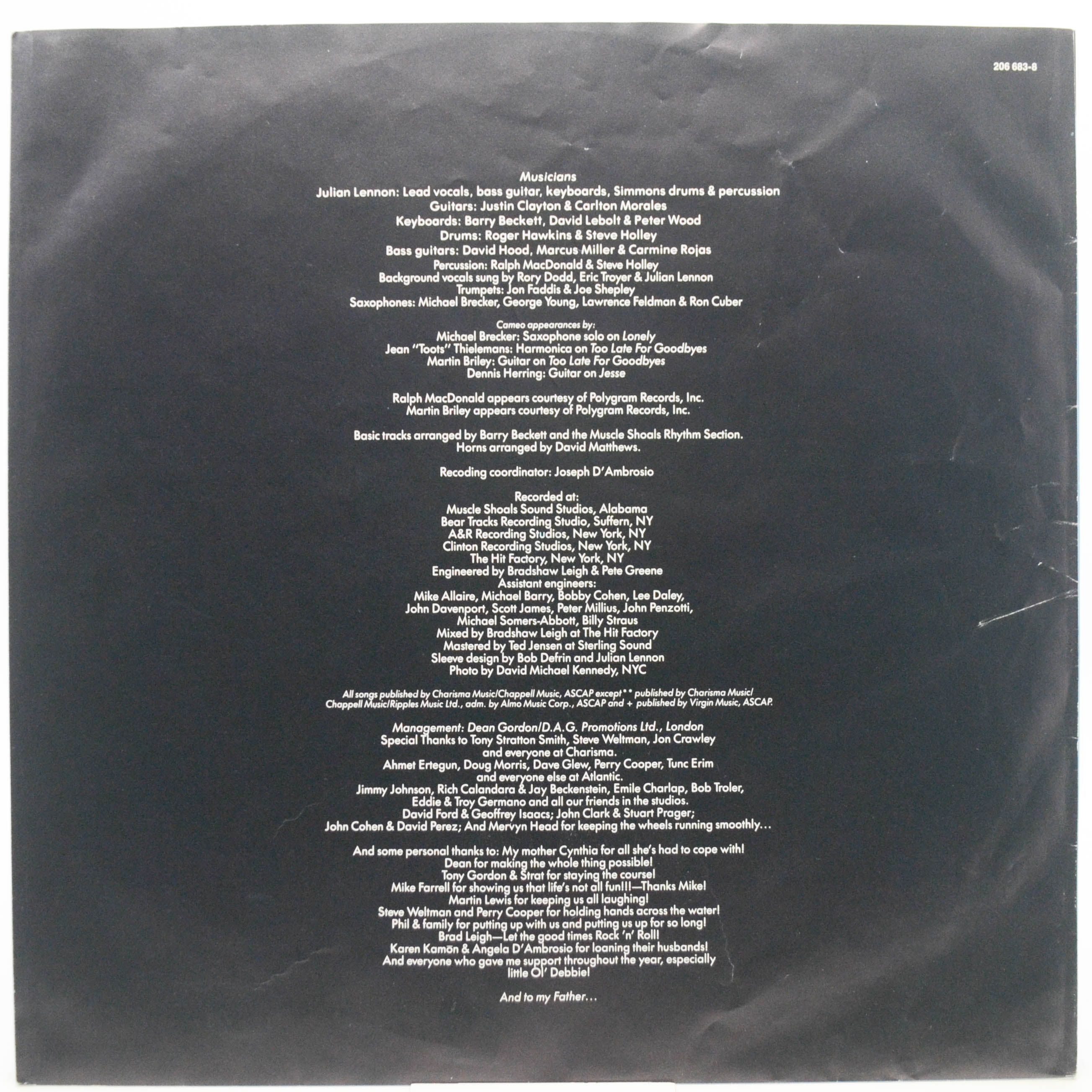 Виниловая пластинка Julian Lennon — Valotte, 1984