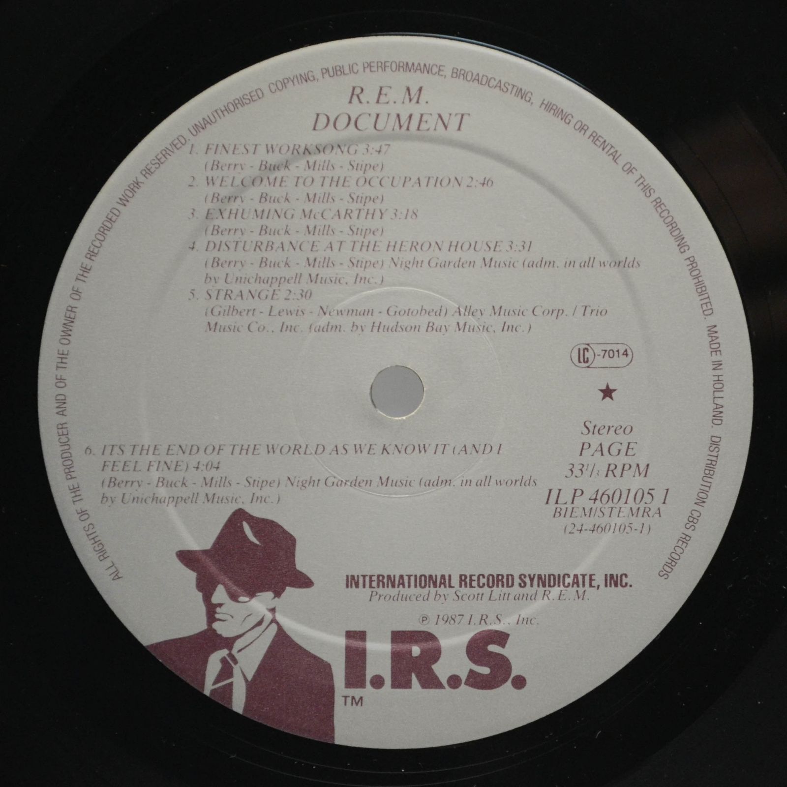 R.E.M. — Document, 1987