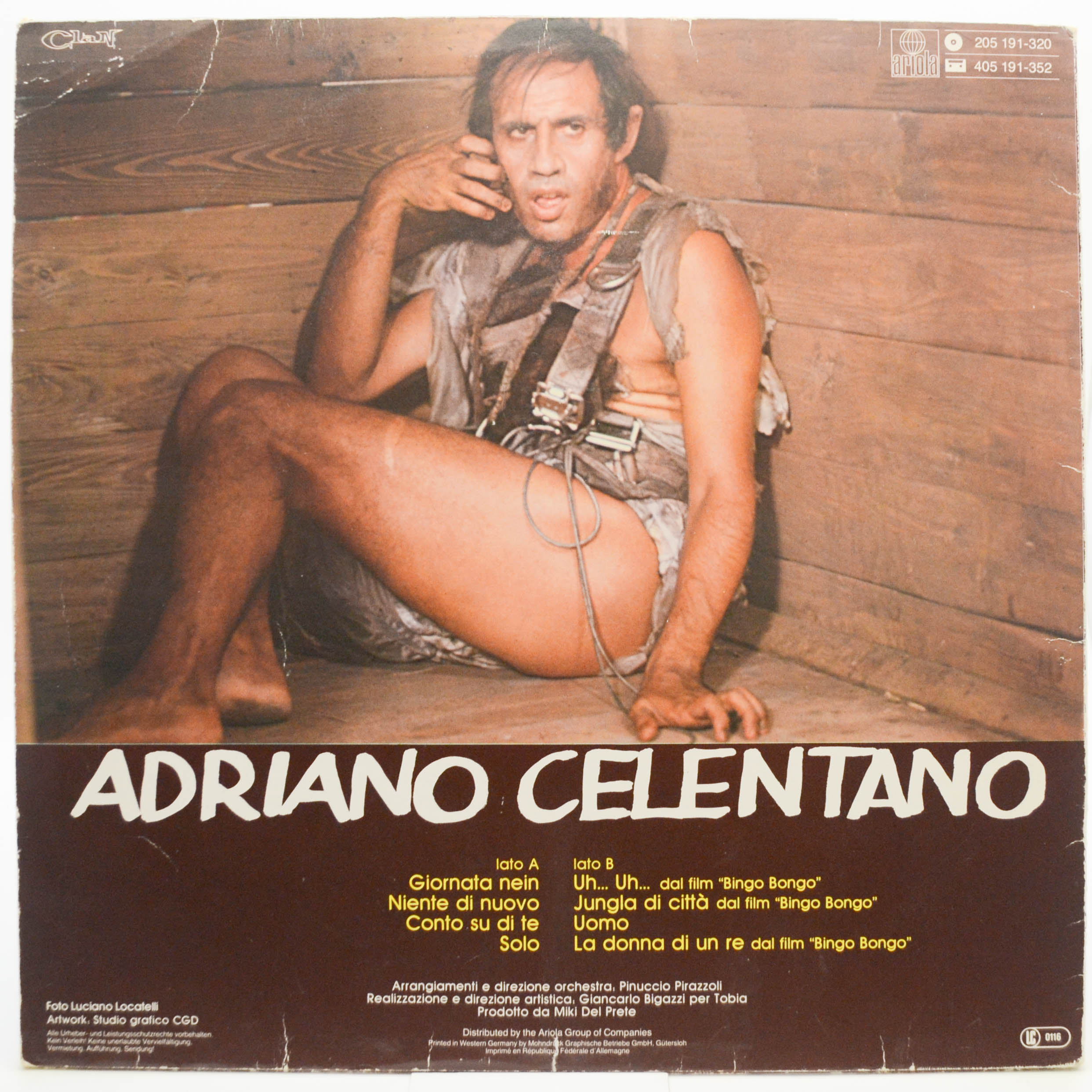 Виниловая пластинка Adriano Celentano — Uh… Uh…, 1982
