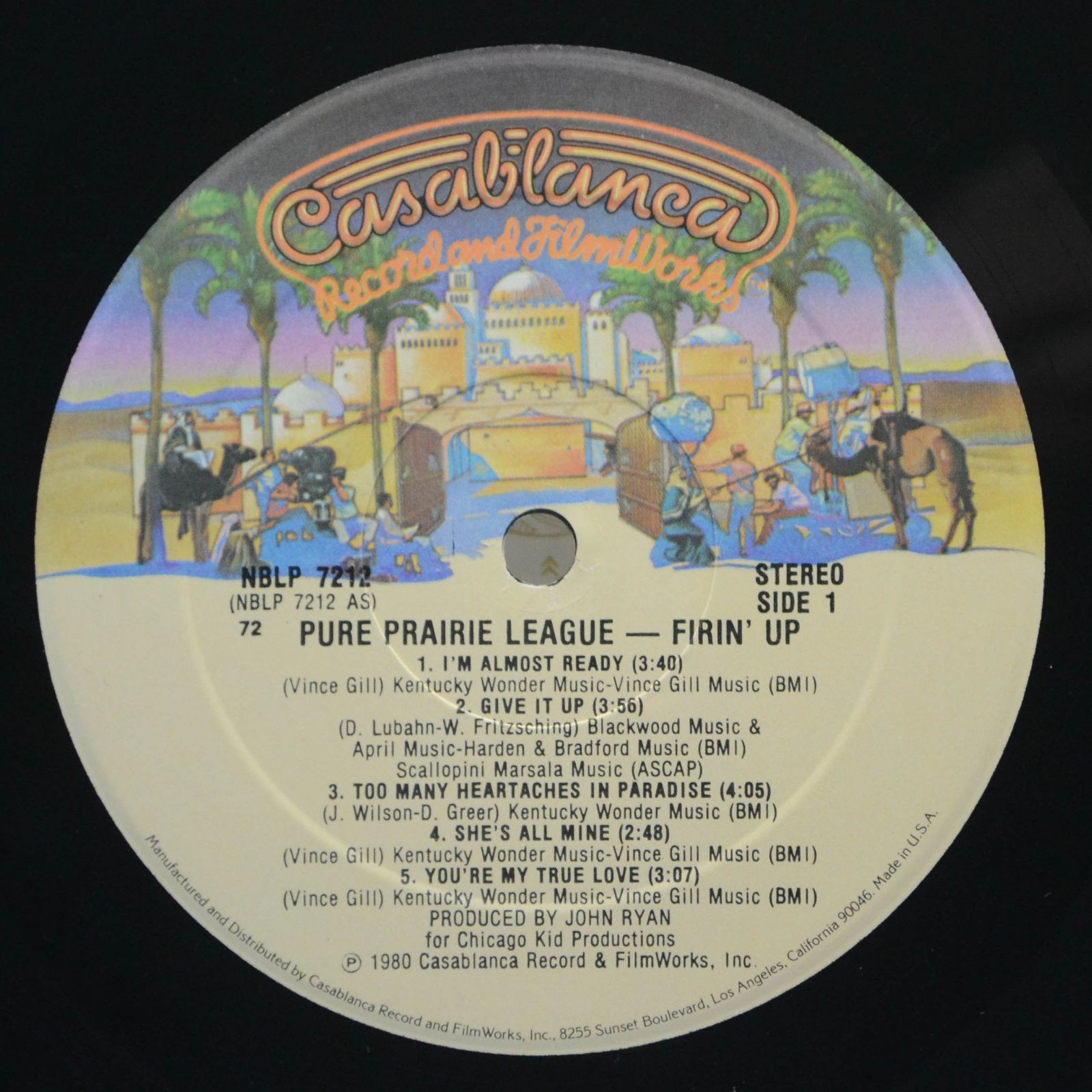 Виниловая пластинка Pure Prairie League — Firin' Up, 1980