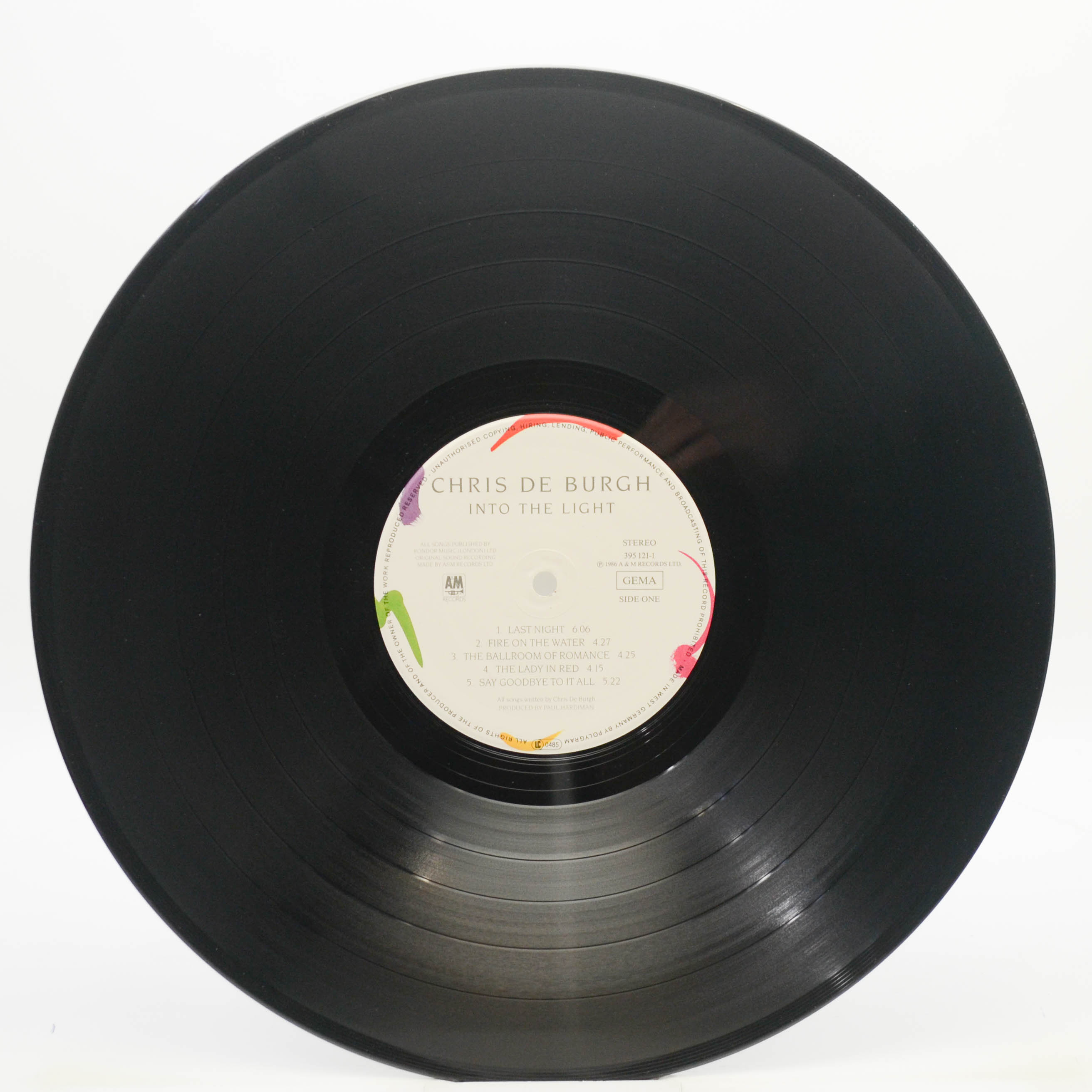 Виниловая пластинка Chris de Burgh — Into The Light, 1986