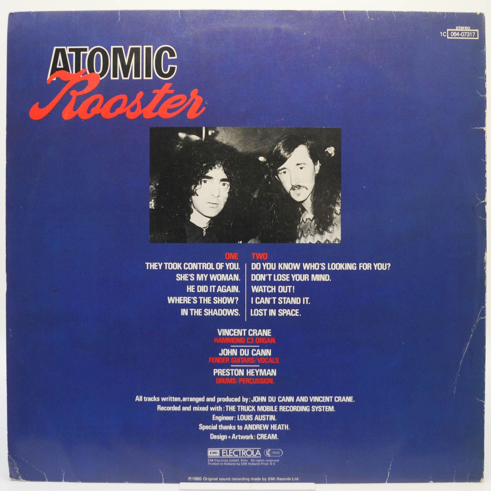 Виниловая пластинка Atomic Rooster — Atomic Rooster, 1980