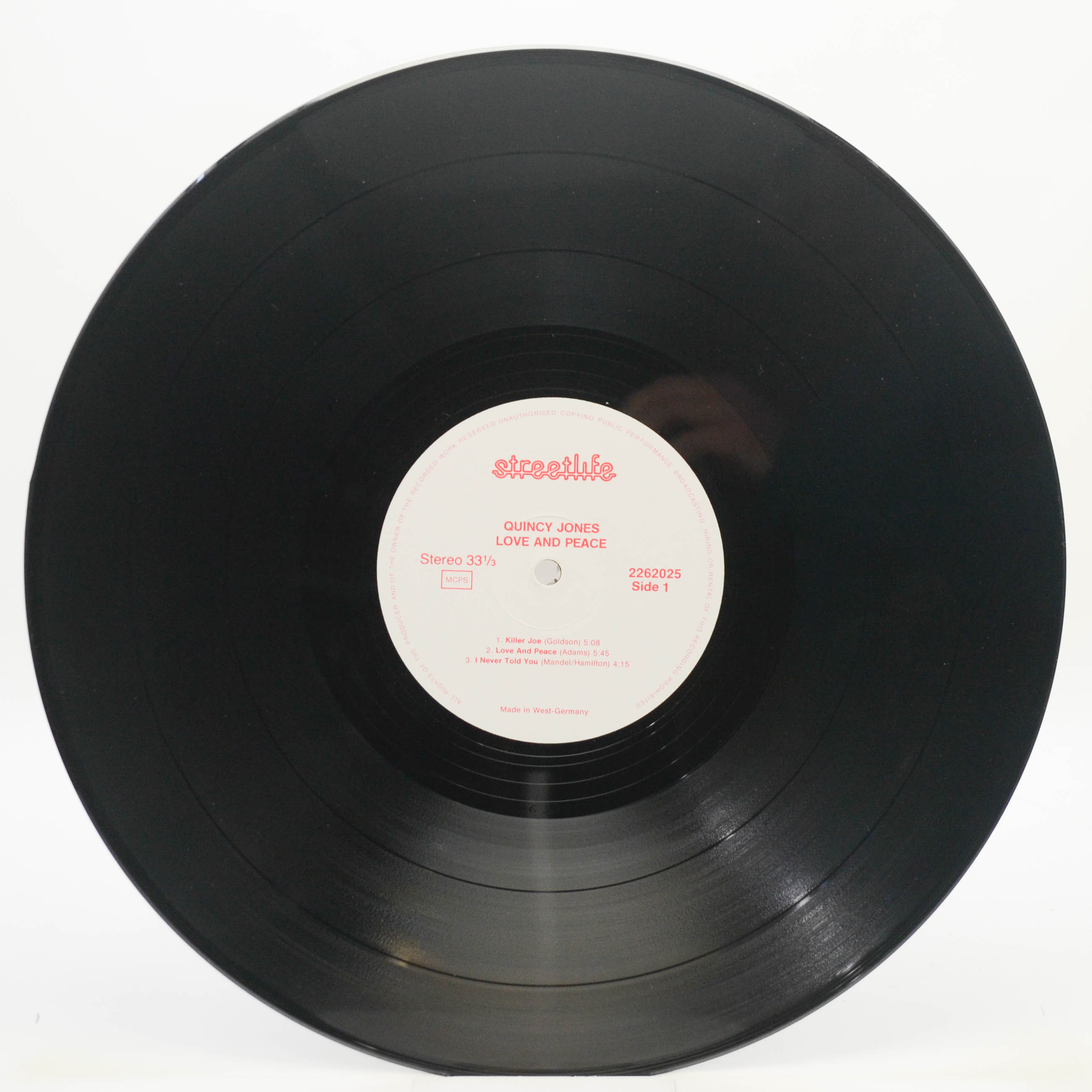 Quincy Jones — Love And Peace, 1987