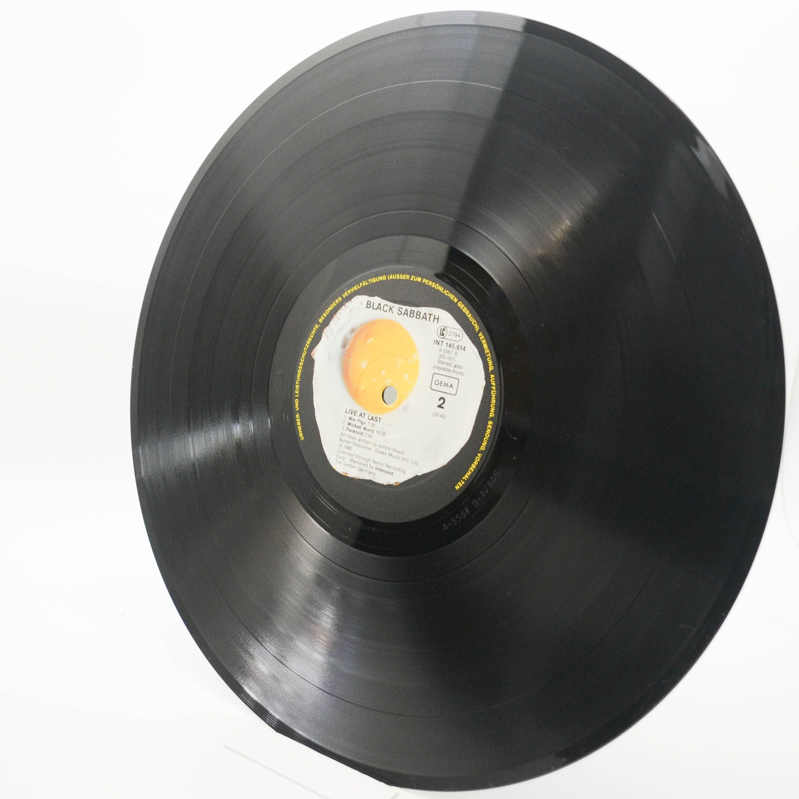 Black Sabbath — Live At Last, 1980