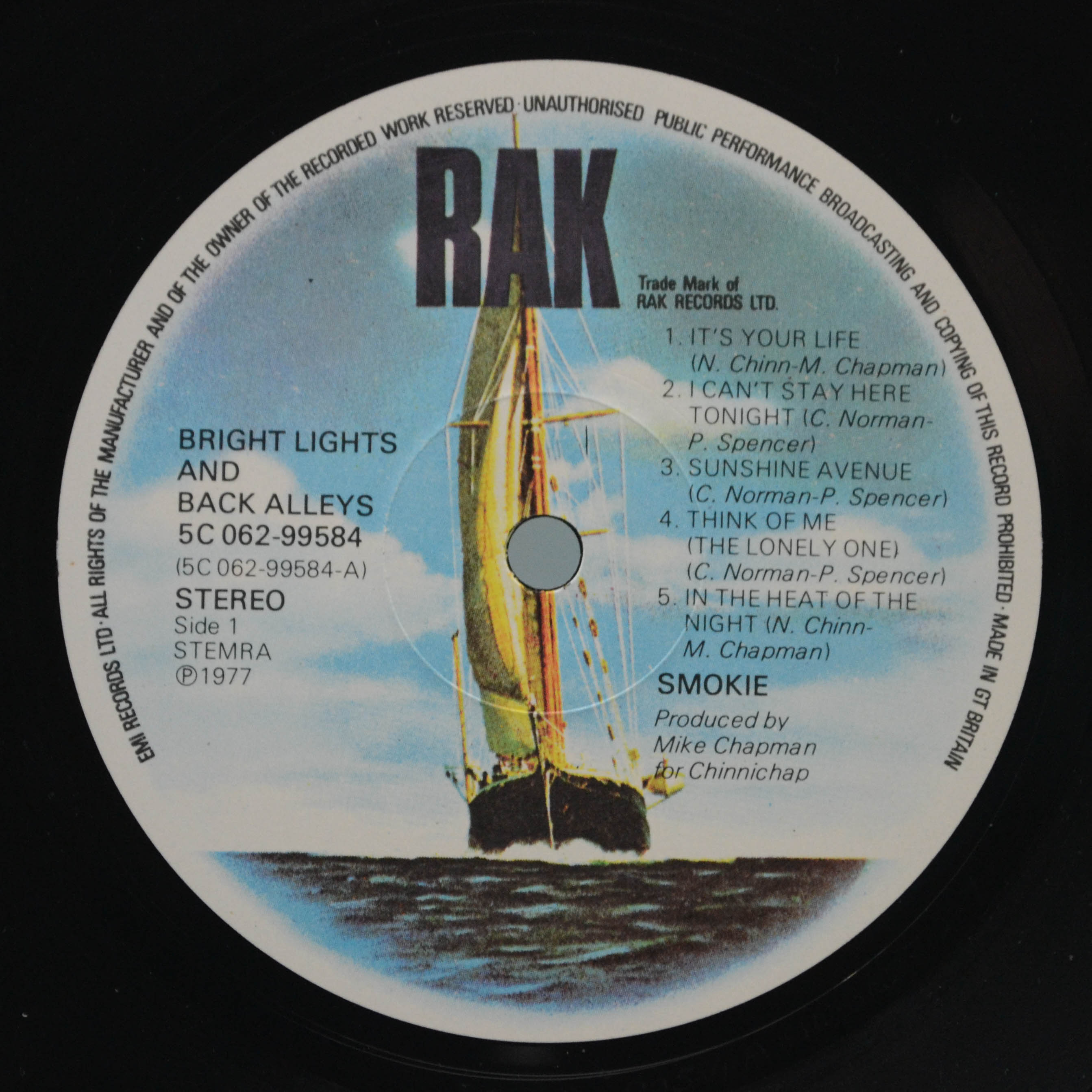 Smokie — Bright Lights And Back Alleys, 1977
