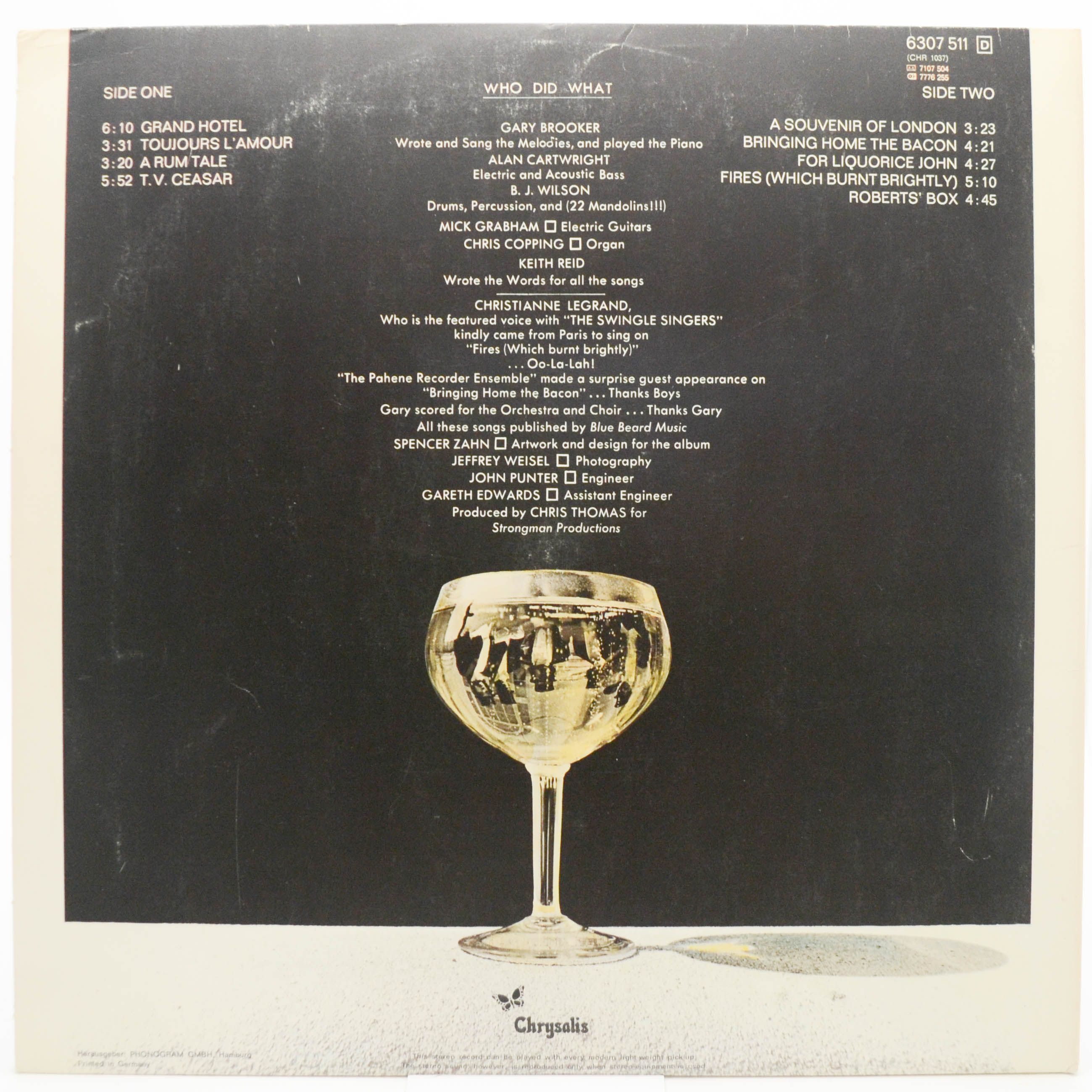 Procol Harum — Grand Hotel (booklet), 1973