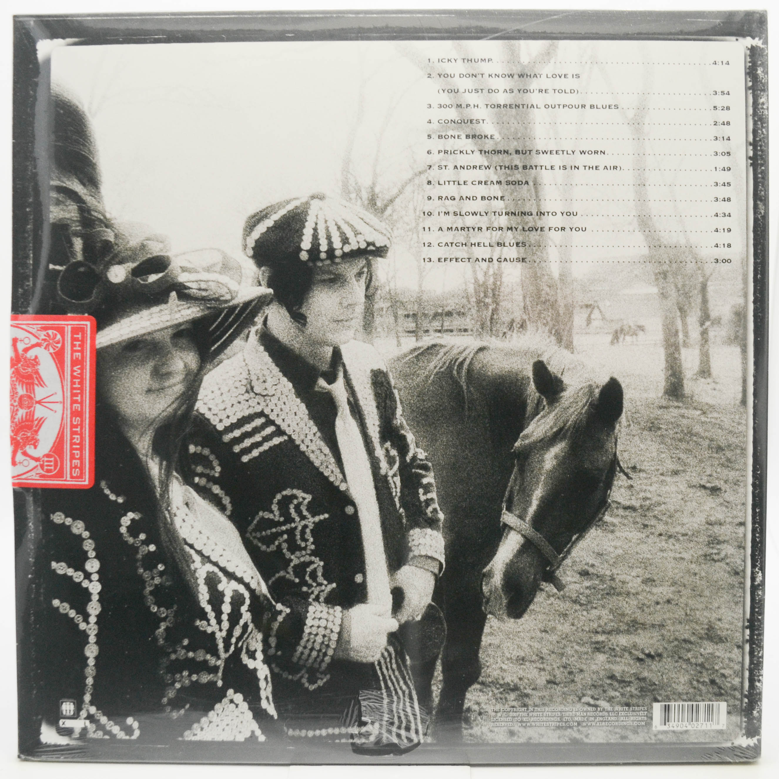 Виниловая пластинка White Stripes — Icky Thump (2LP, UK), 2007