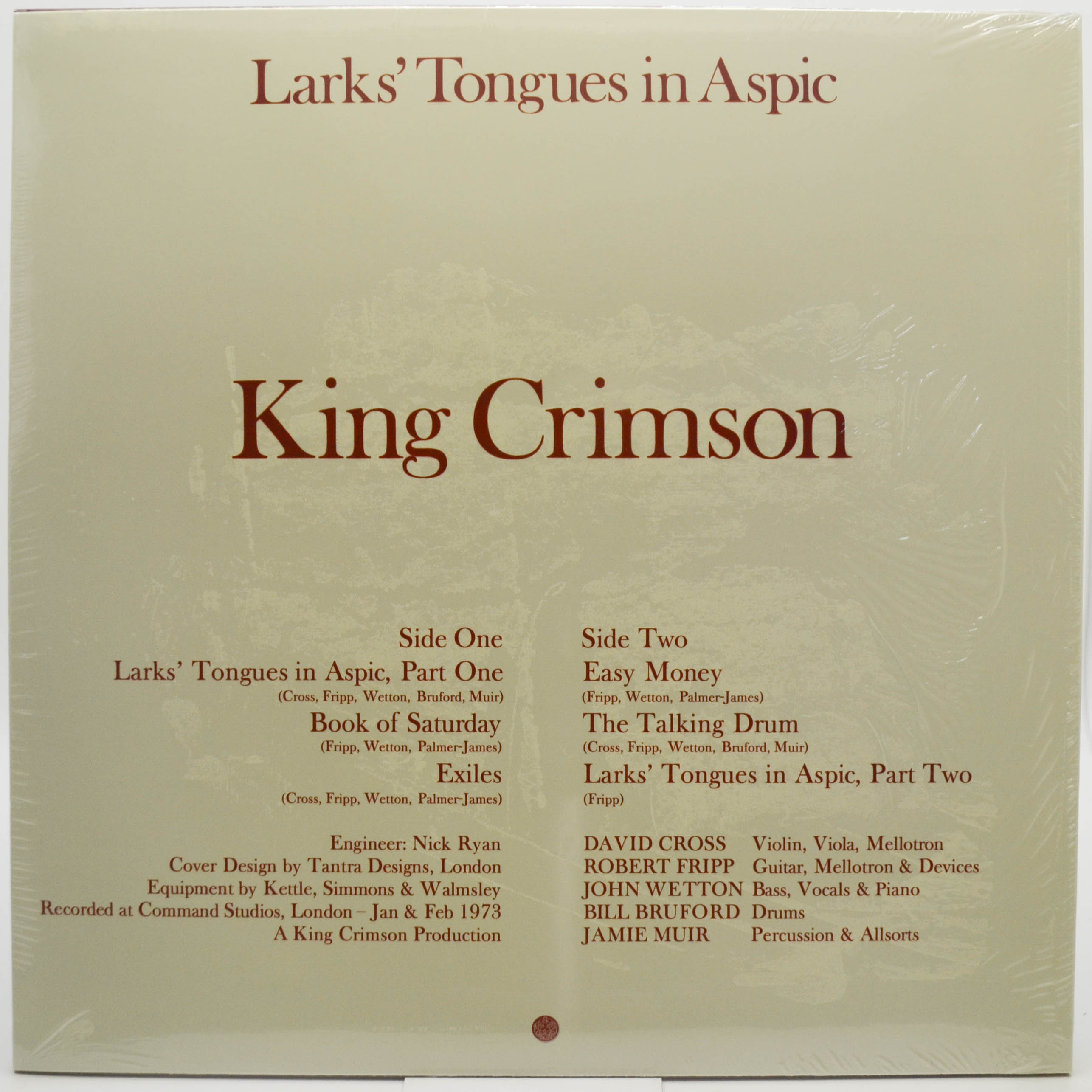 King Crimson — Larks' Tongues In Aspic, 1973