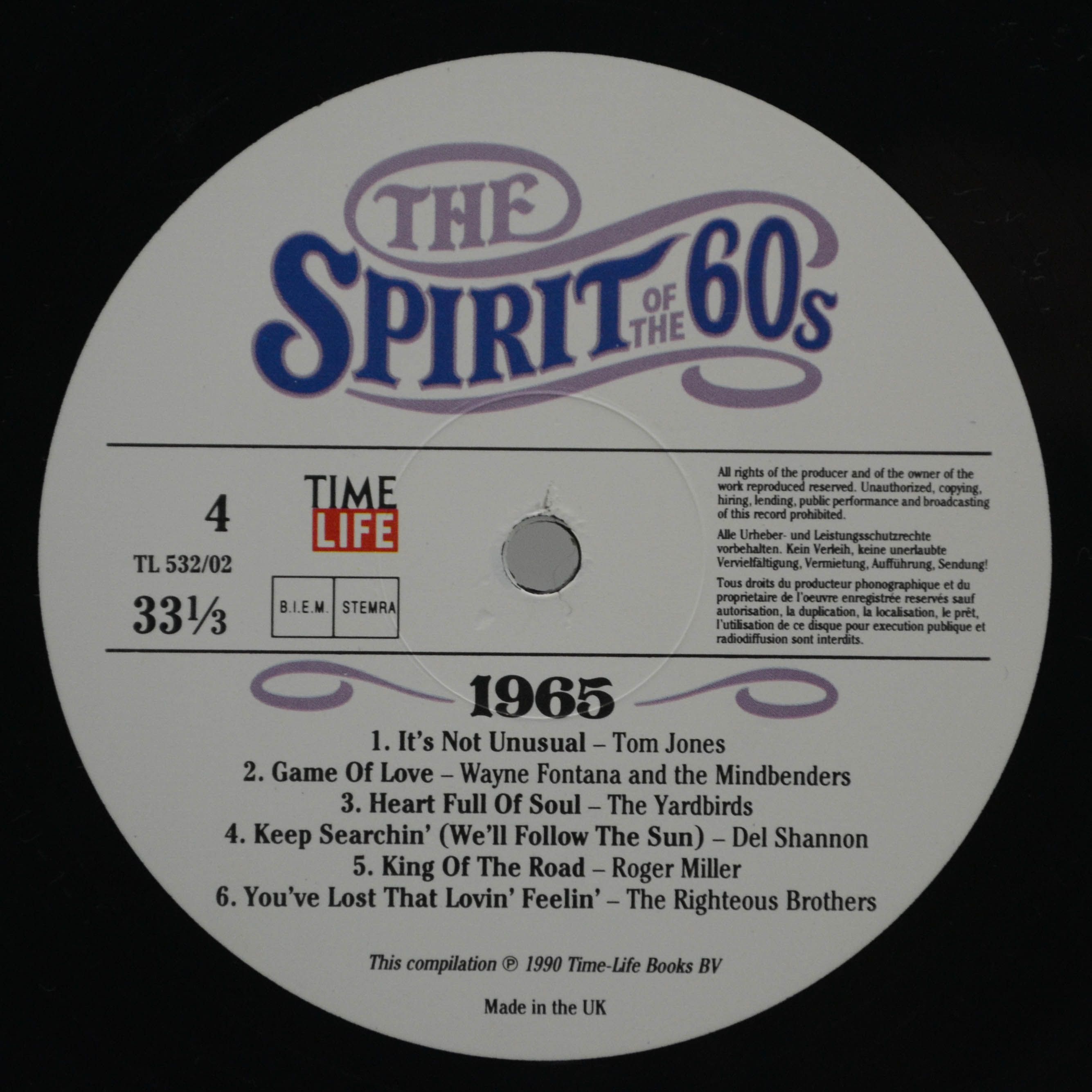 Various — The Spirit Of The 60s: 1965 (2LP), 1990