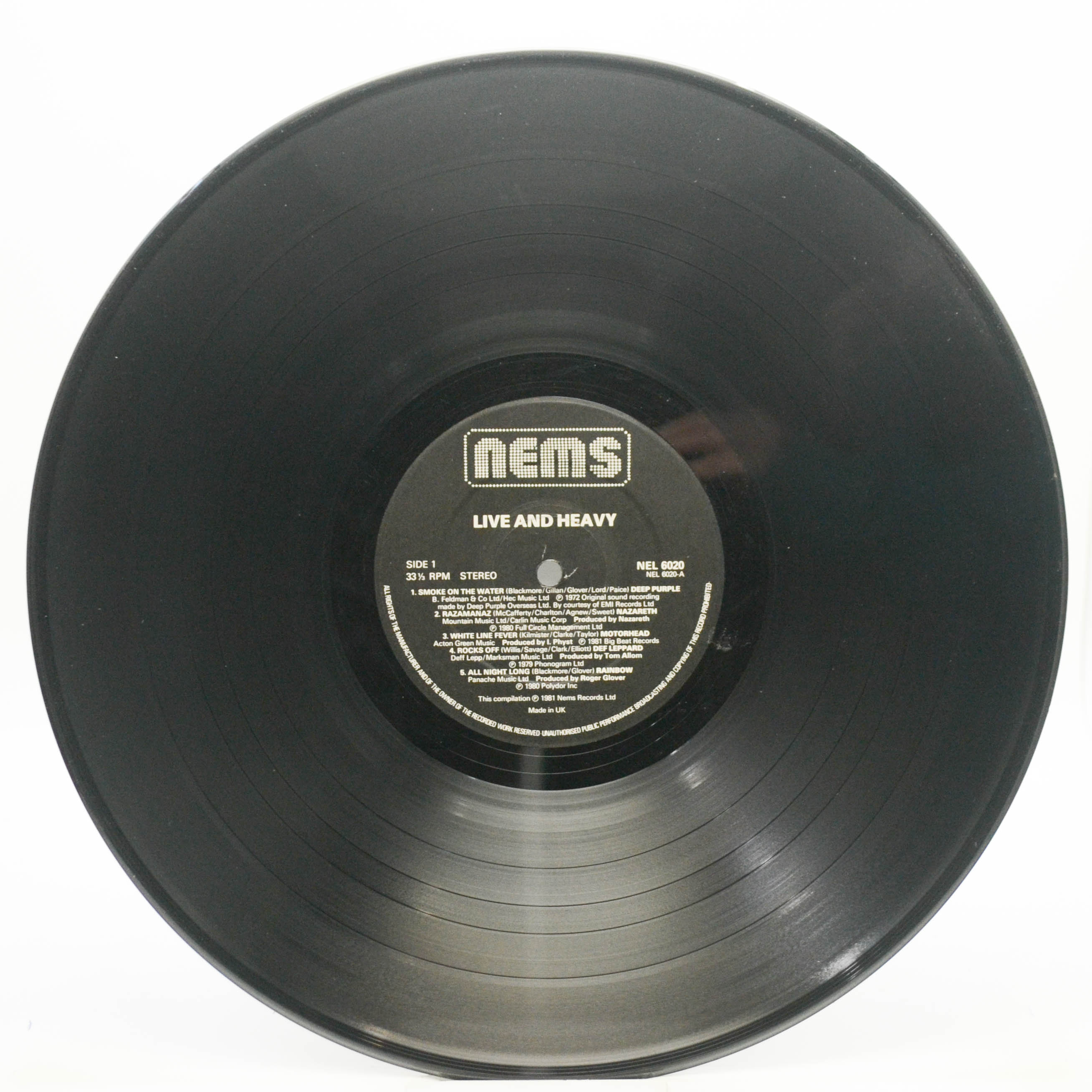 Various — Live And Heavy, 1981