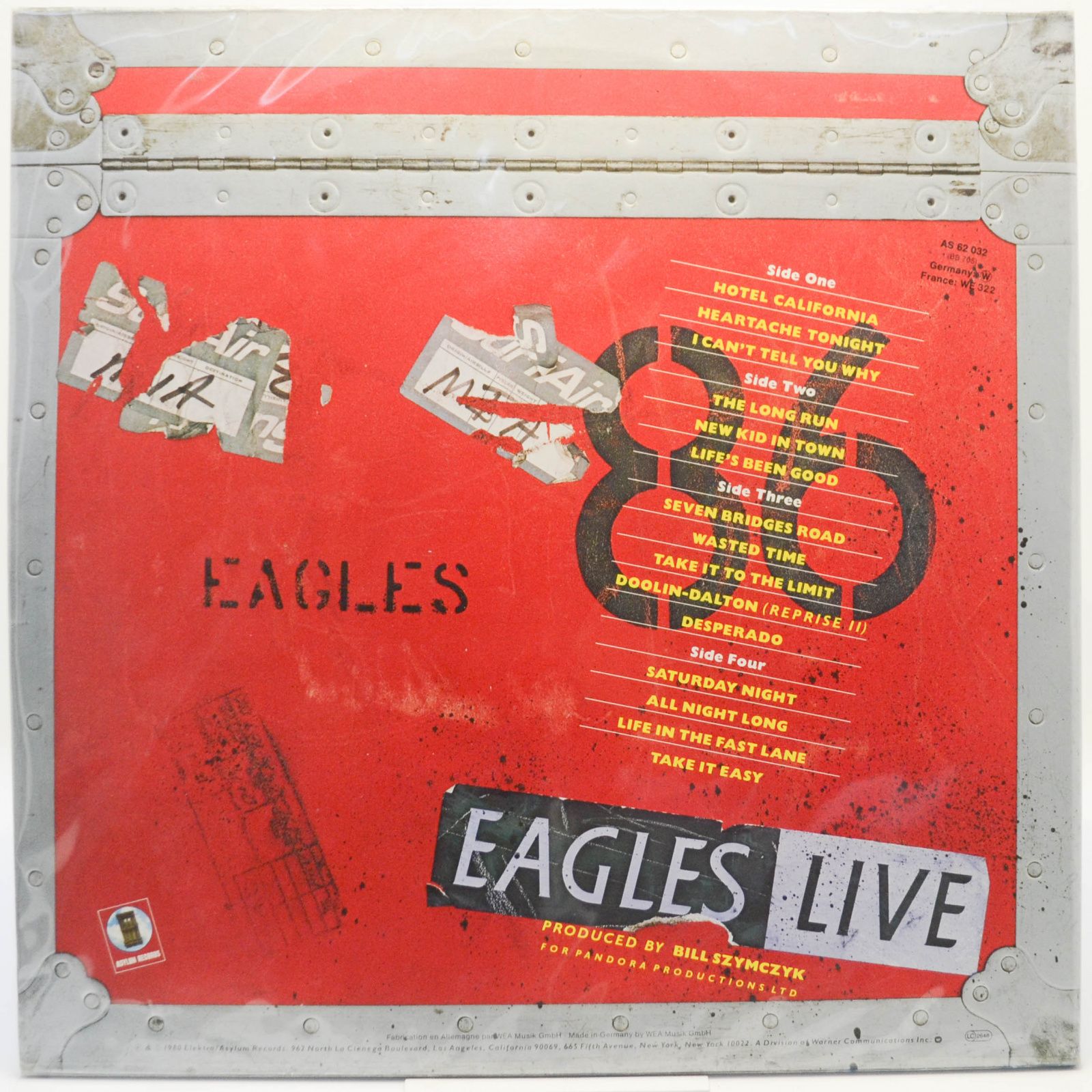 Eagles — Eagles Live (2LP), 1980