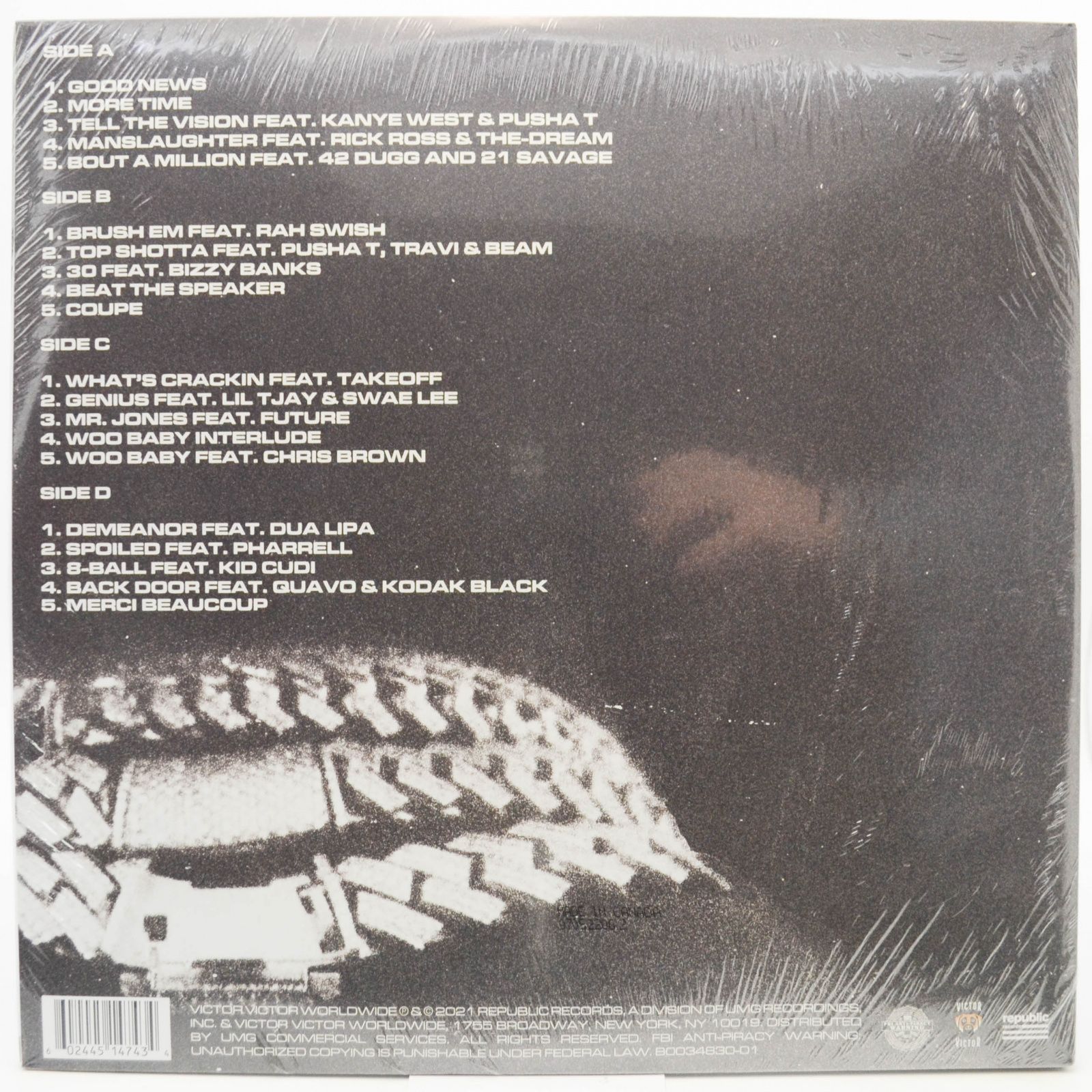 Виниловая пластинка Pop Smoke — Faith (2LP, USA), 2022