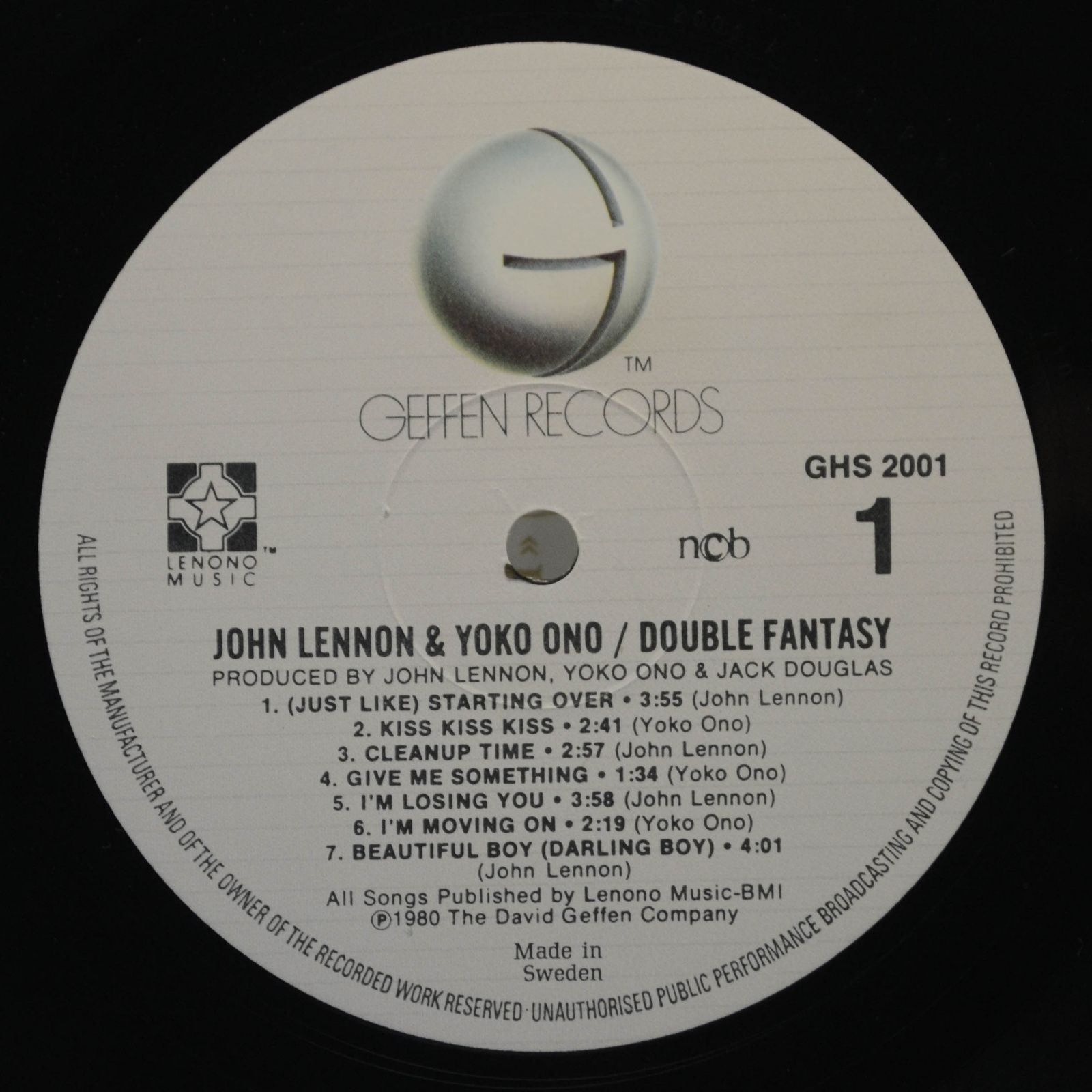 John Lennon & Yoko Ono — Double Fantasy, 1980