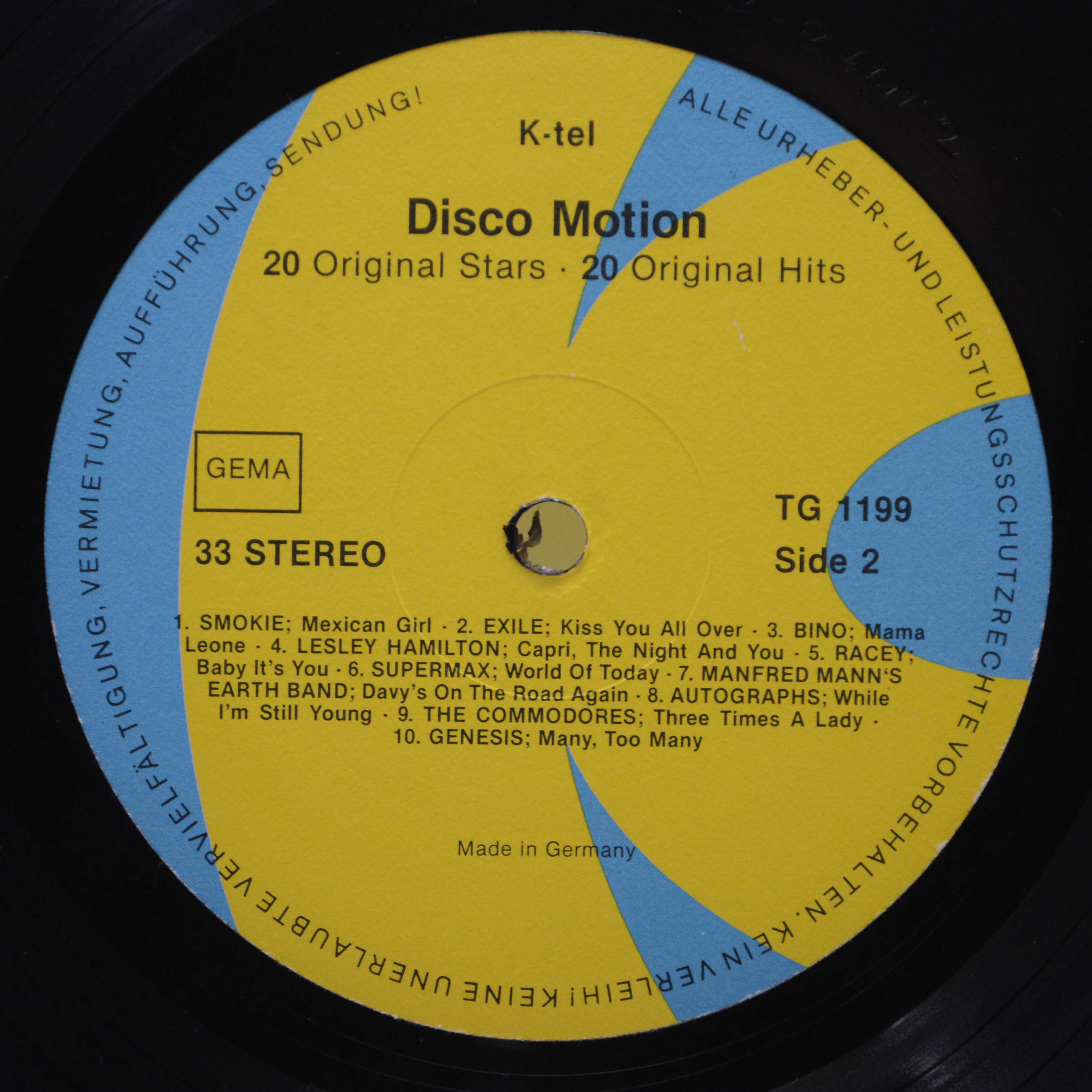 Various — Disco Motion, 1978