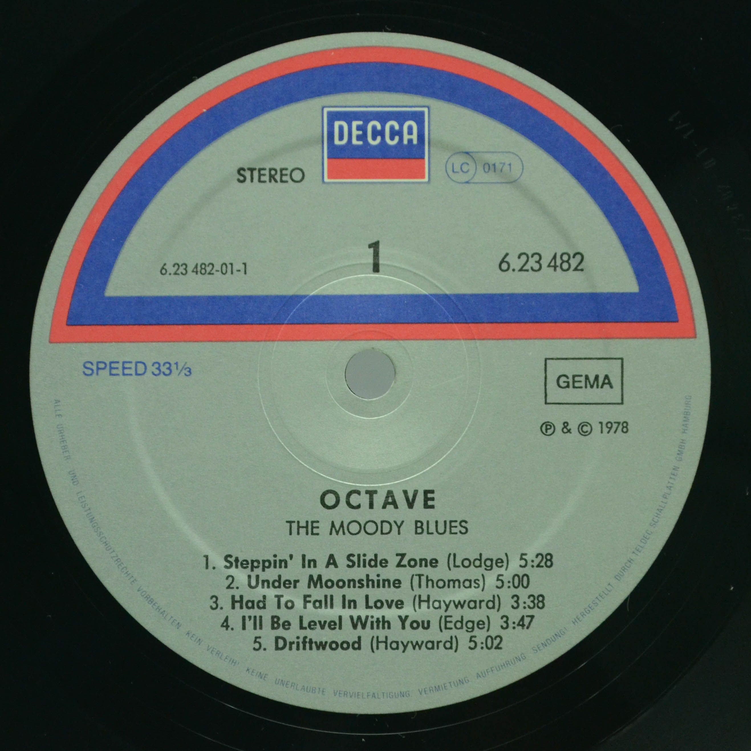 Виниловая пластинка Moody Blues — Octave, 1978