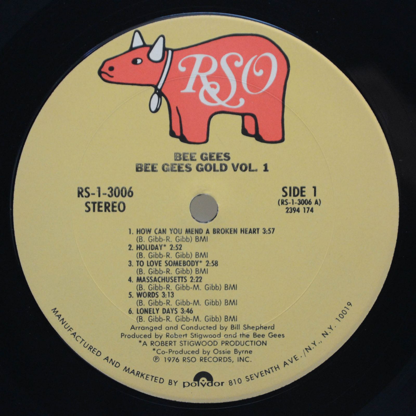 Bee Gees — Gold Volume 1 (USA), 1978