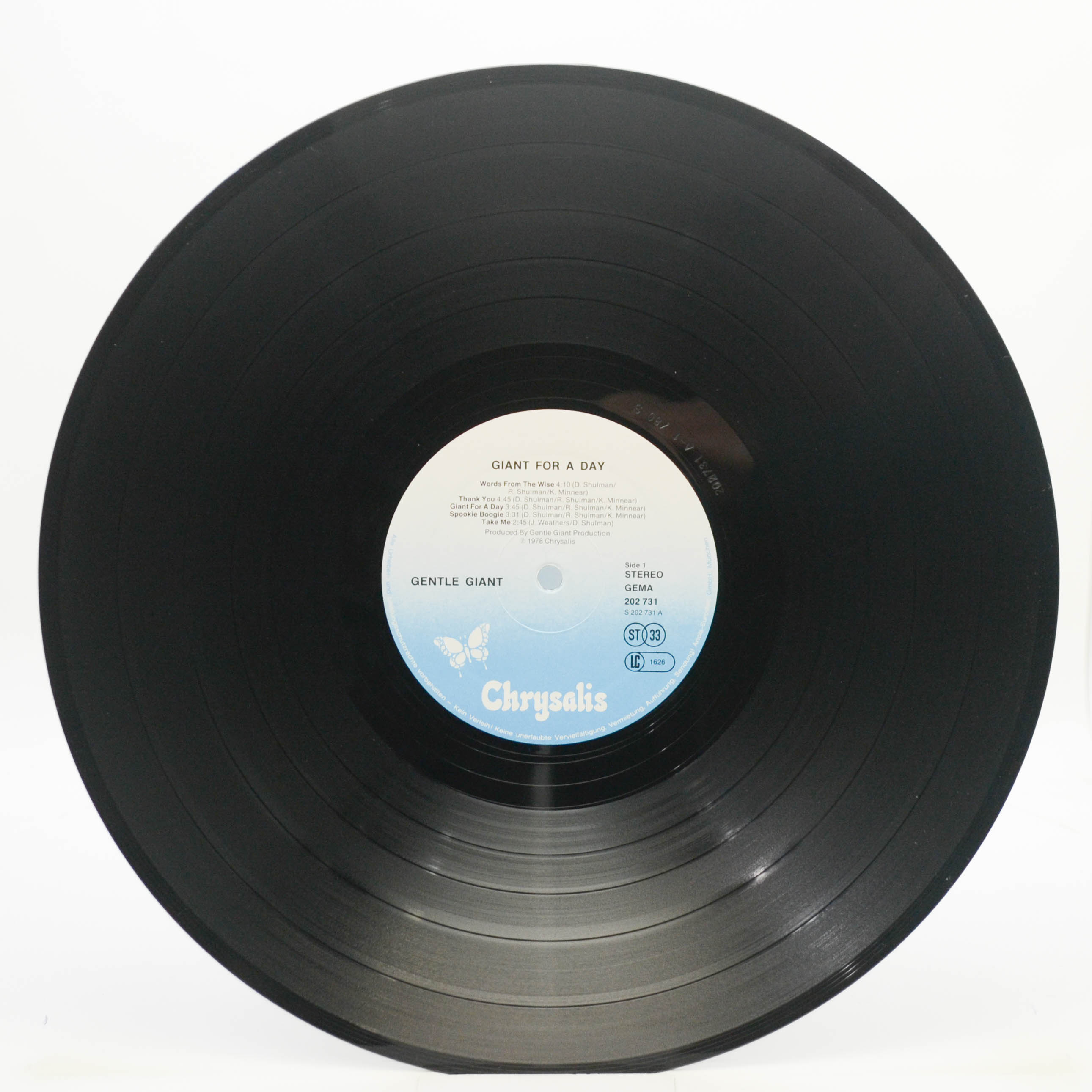 Виниловая пластинка Gentle Giant — Giant For A Day, 1978
