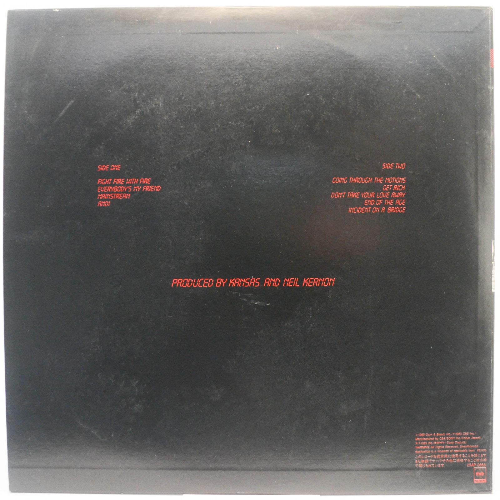 Kansas — Drastic Measures, 1983