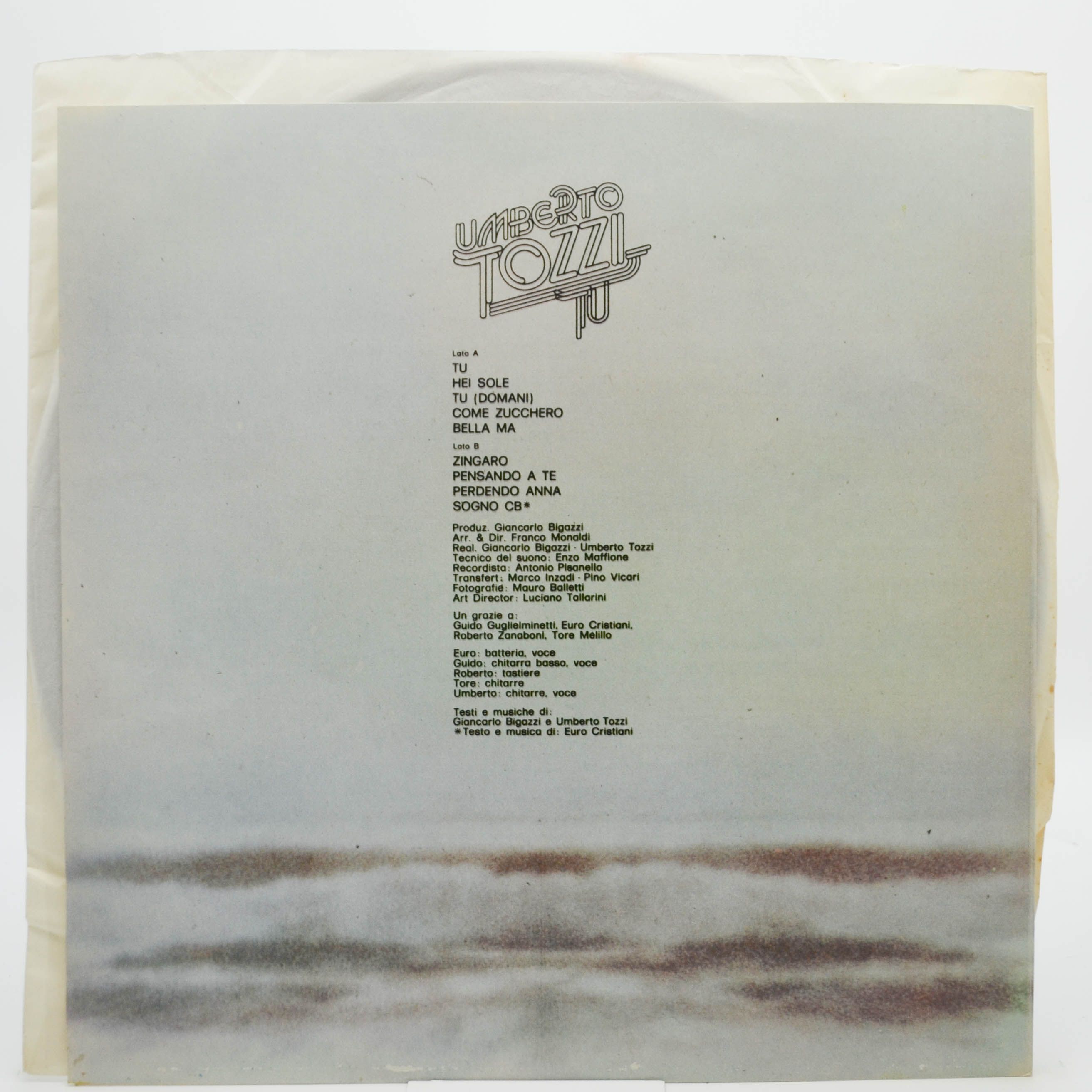 Виниловая пластинка Umberto Tozzi — Tu, 1978